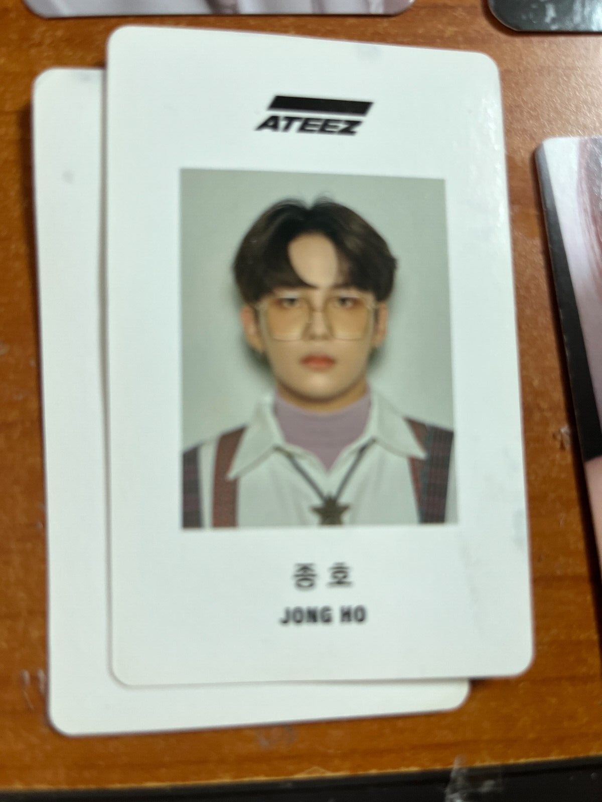 JONGHO Official Photocard ATEEZ 2020 SEASON\'S GREETINGS Kpop Authentic