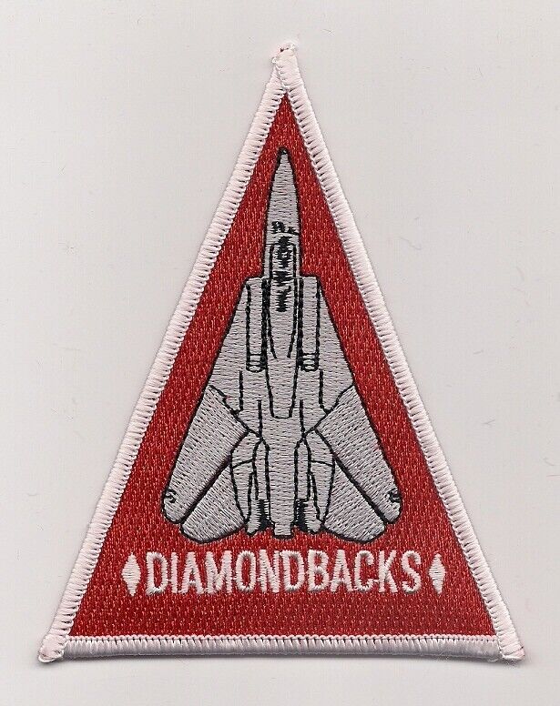 USN VF-102 DIAMONDBACKS F-14 triangle aircraft patch F-14 TOMCAT FIGHTER SQN