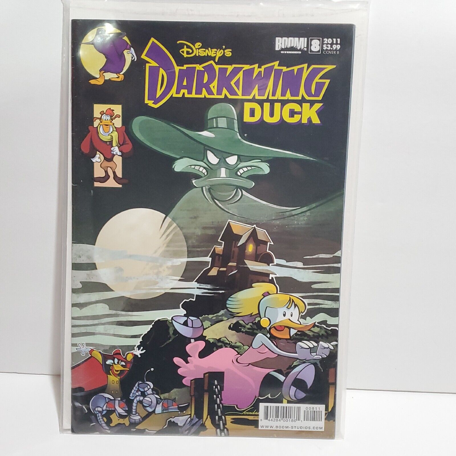 Disney's DARKWING DUCK #8 Comic BATMAN Homage Cover B 2010 BOOM
