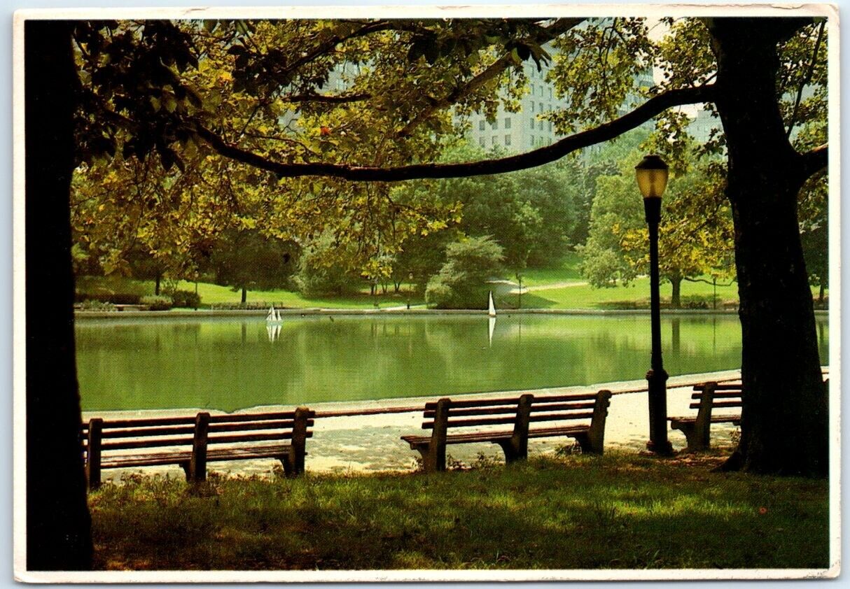 Postcard Central Park NYC New York USA North America