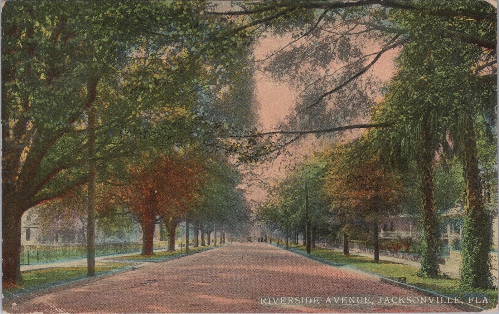 Jacksonville, FL: 1912 Riverside Avenue, Five Points - Vintage Florida Postcard