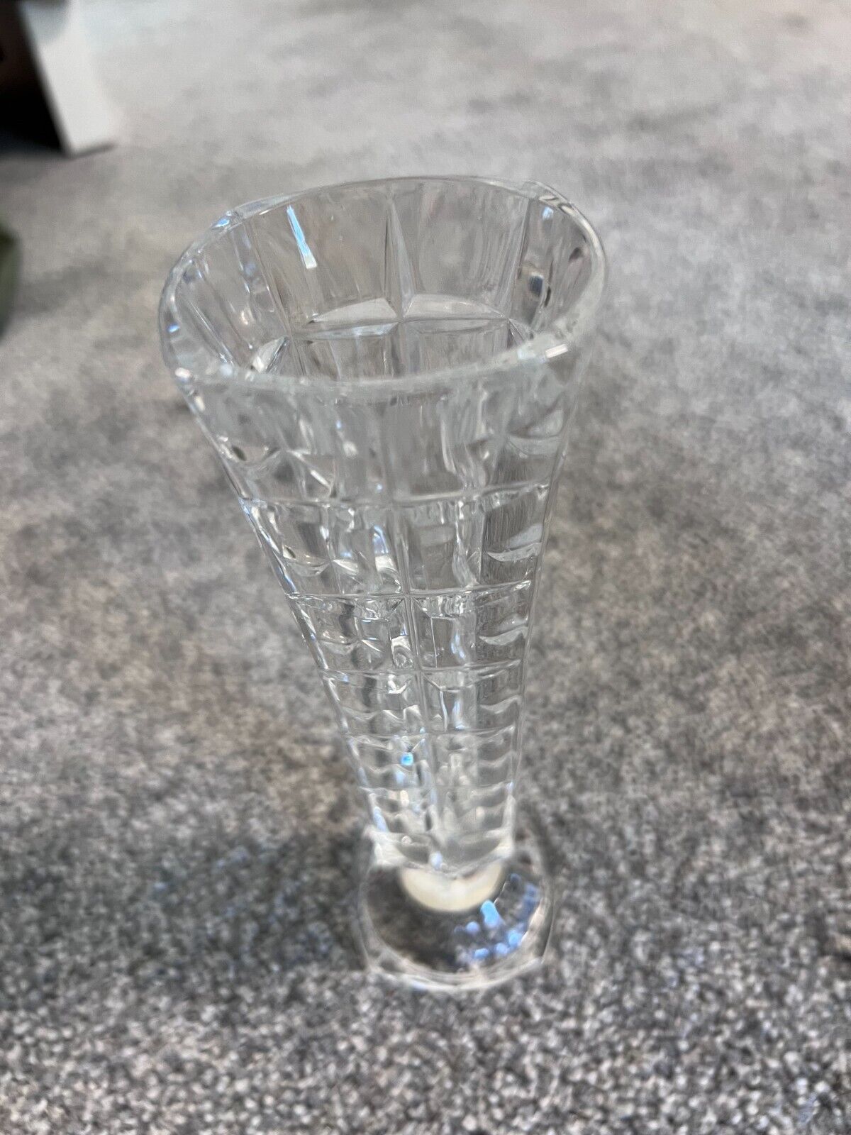 Cristal d\'Arques ~ Antique French Crystal Glass Vase ~ 6 3/4\