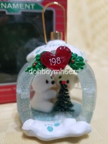 Hallmark 1987 First Christmas Together Polar Bear Igloo Ornament