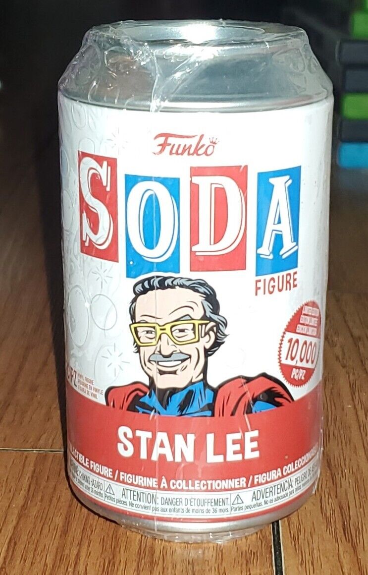 Funko Soda Figure Marvel Stan Lee Pow Entertainment Ltd Ed 1/10,000 New Sealed