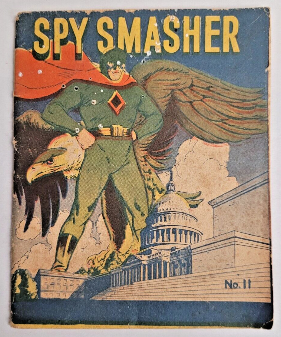 1942 Spy Smasher Mighty Midget Fawcett Mini Comic Book #11