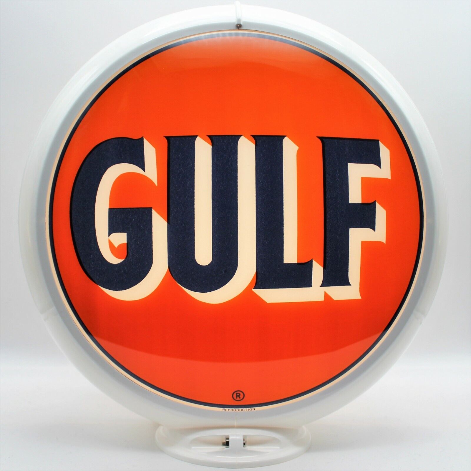 GULF Gas Pump Globe 13.5