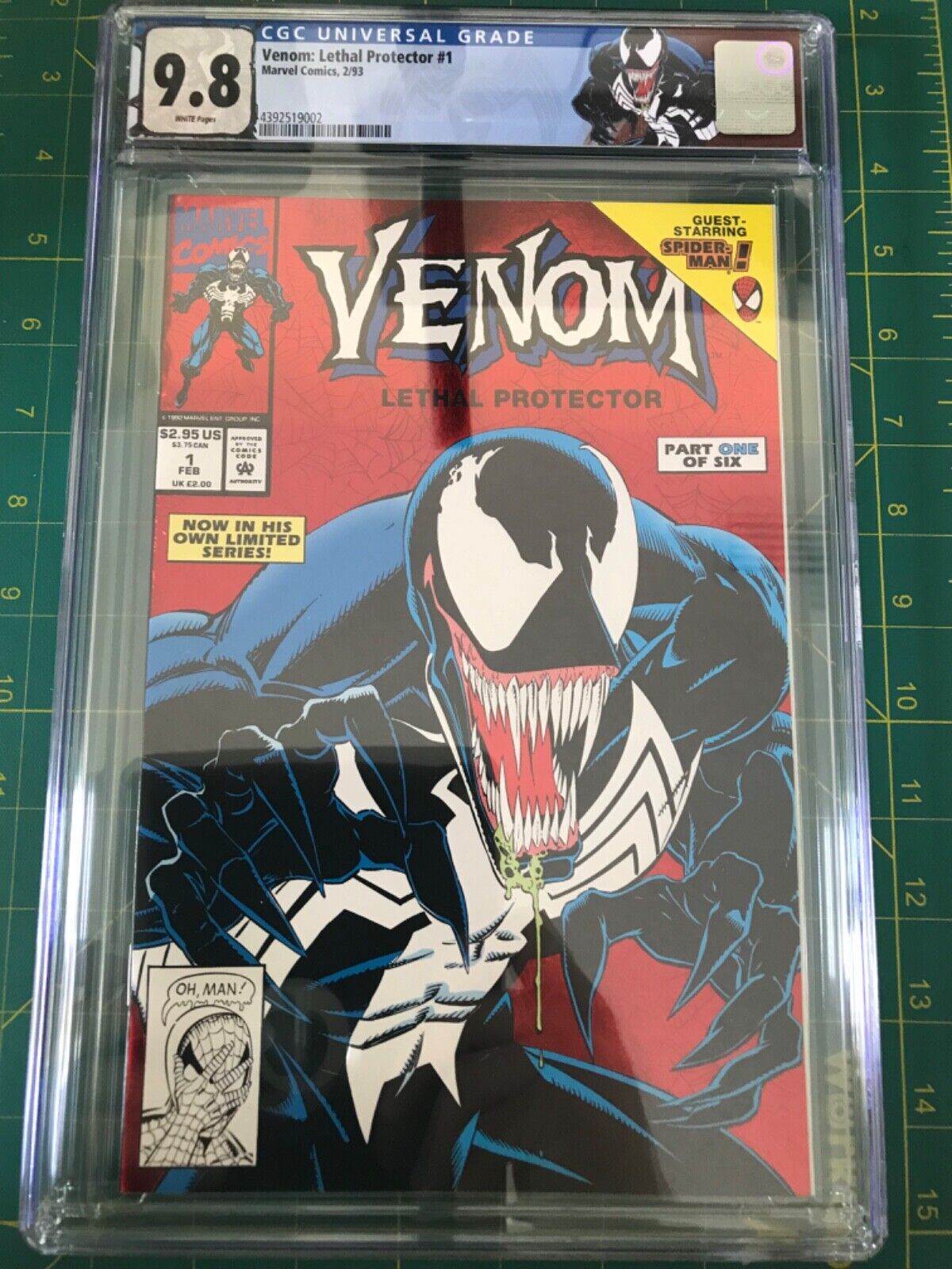 Venom #1 CGC 9.8 NM/MT 1st Solo Title/Series Lethal Protector, Custom Label 1993