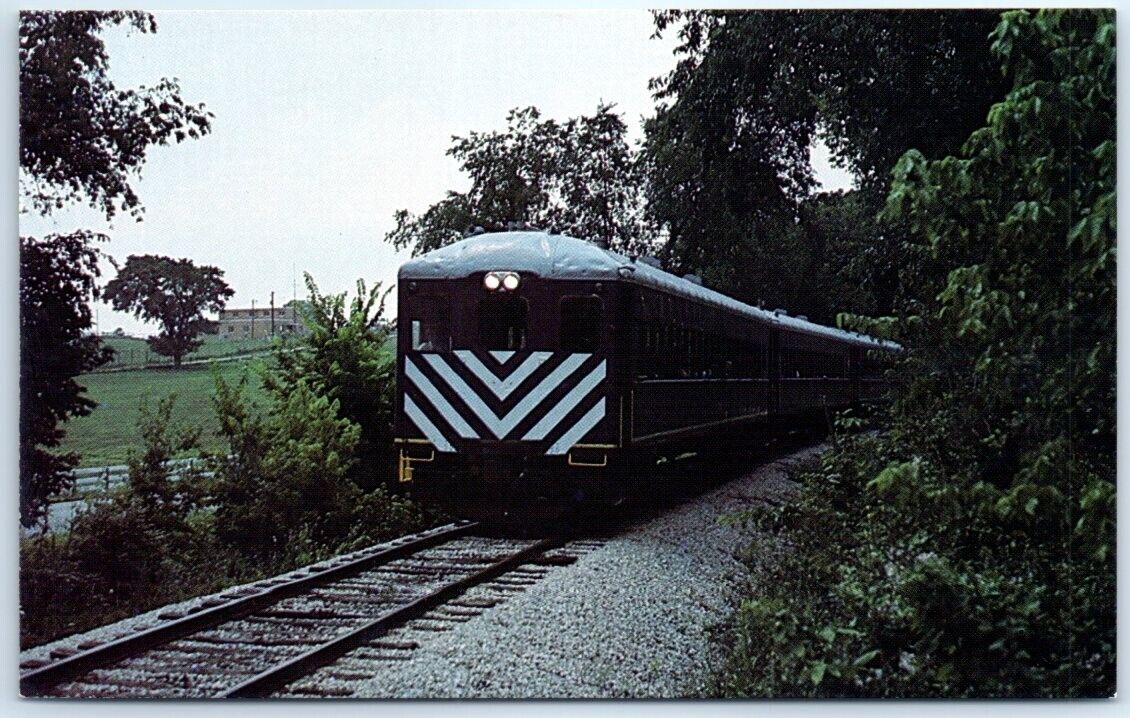 Postcard - Bluegrass Railroad\'s cab car - Central Kentucky