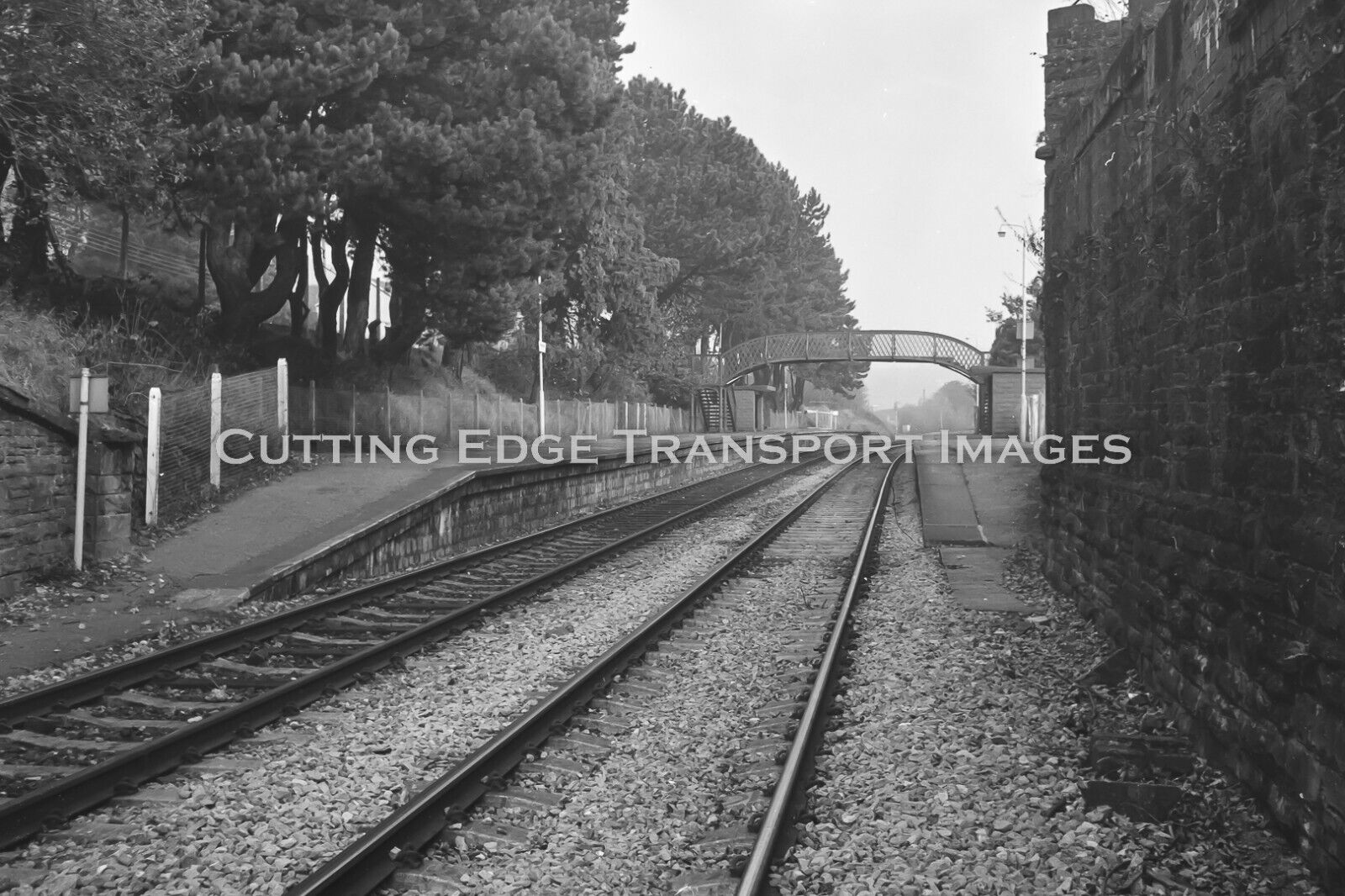 35mm Railway Negative: Hengoed Station 06/11/1988                      36/201/13