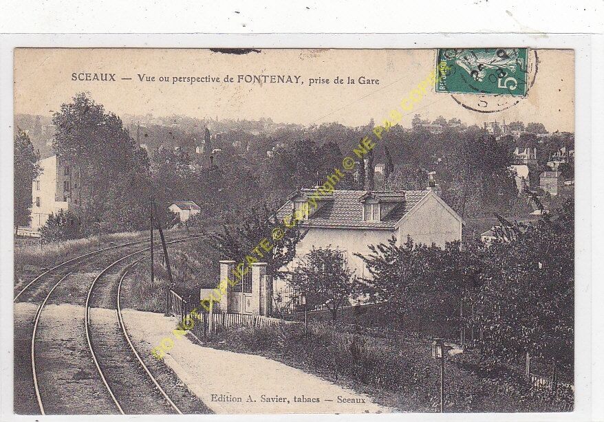 CPA 92330 Seals View Panoramic Of Fontenay Taken Station Edit Savier ca1908