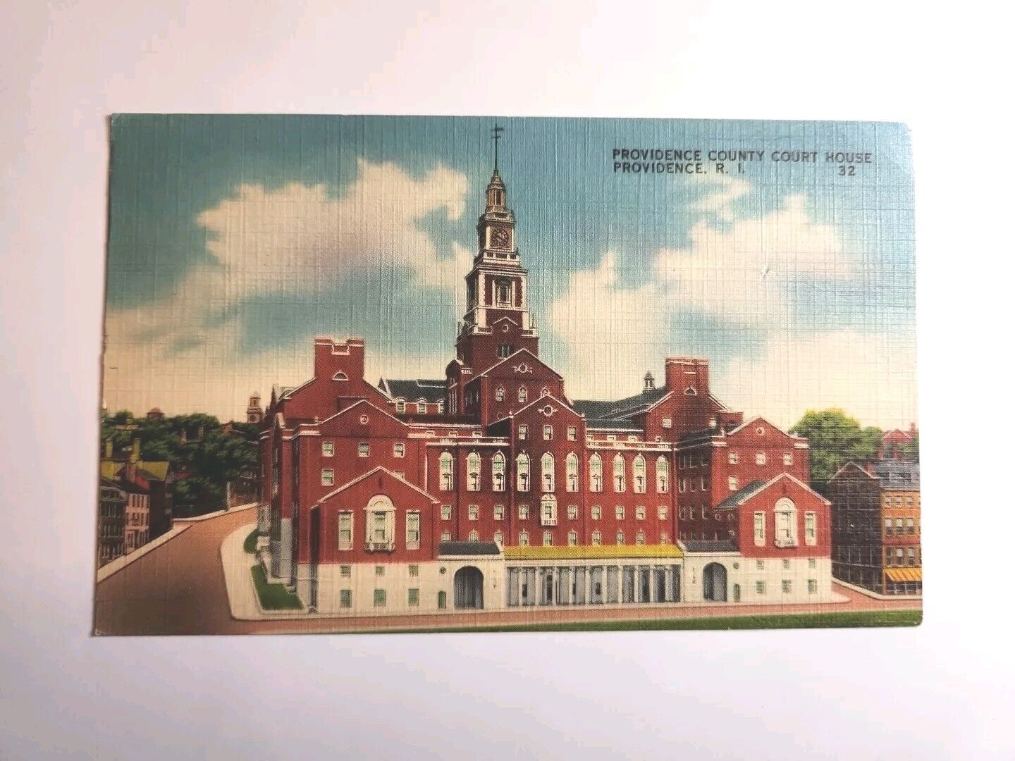 Postcard Vintage Providence County Courthouse. Providence, Rhode Island. A225