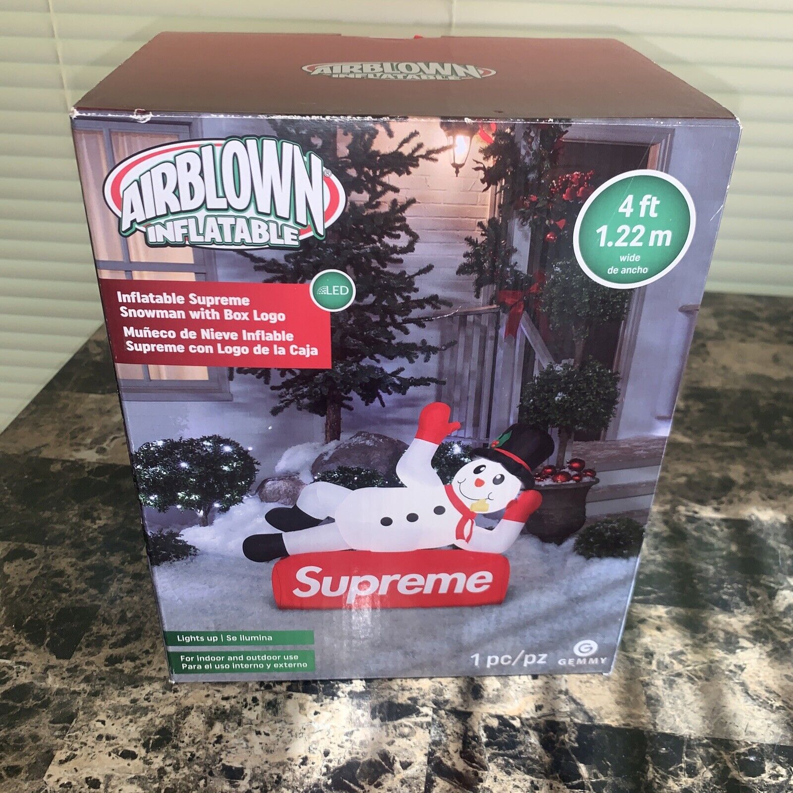 Supreme Inflatable Snowman FW22 Brand New Authentic In Hand