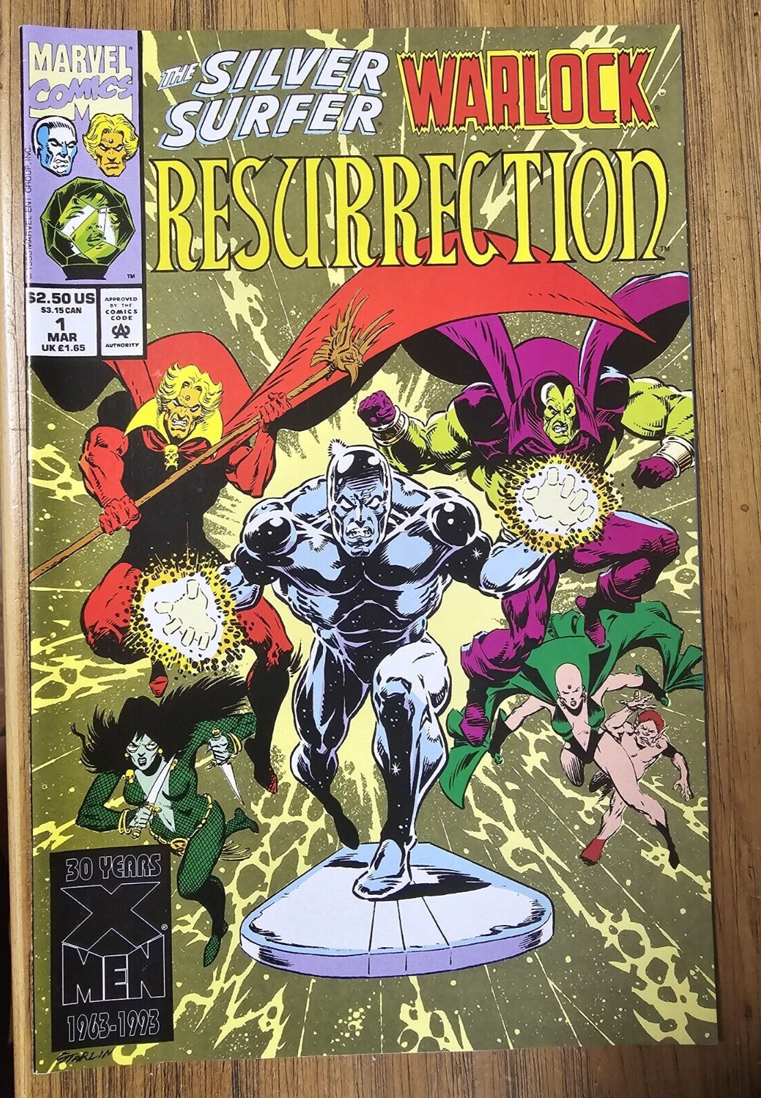The Silver Surfer Warlock RESURRECTION #1 March 1993 Comics Comic Book VG+