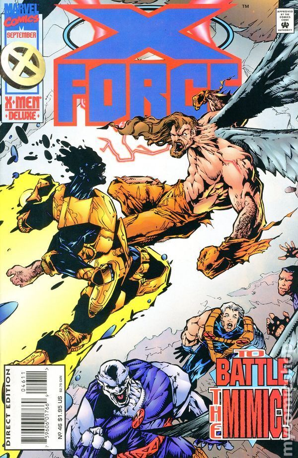 X-Force #46A VG 1995 Stock Image Low Grade