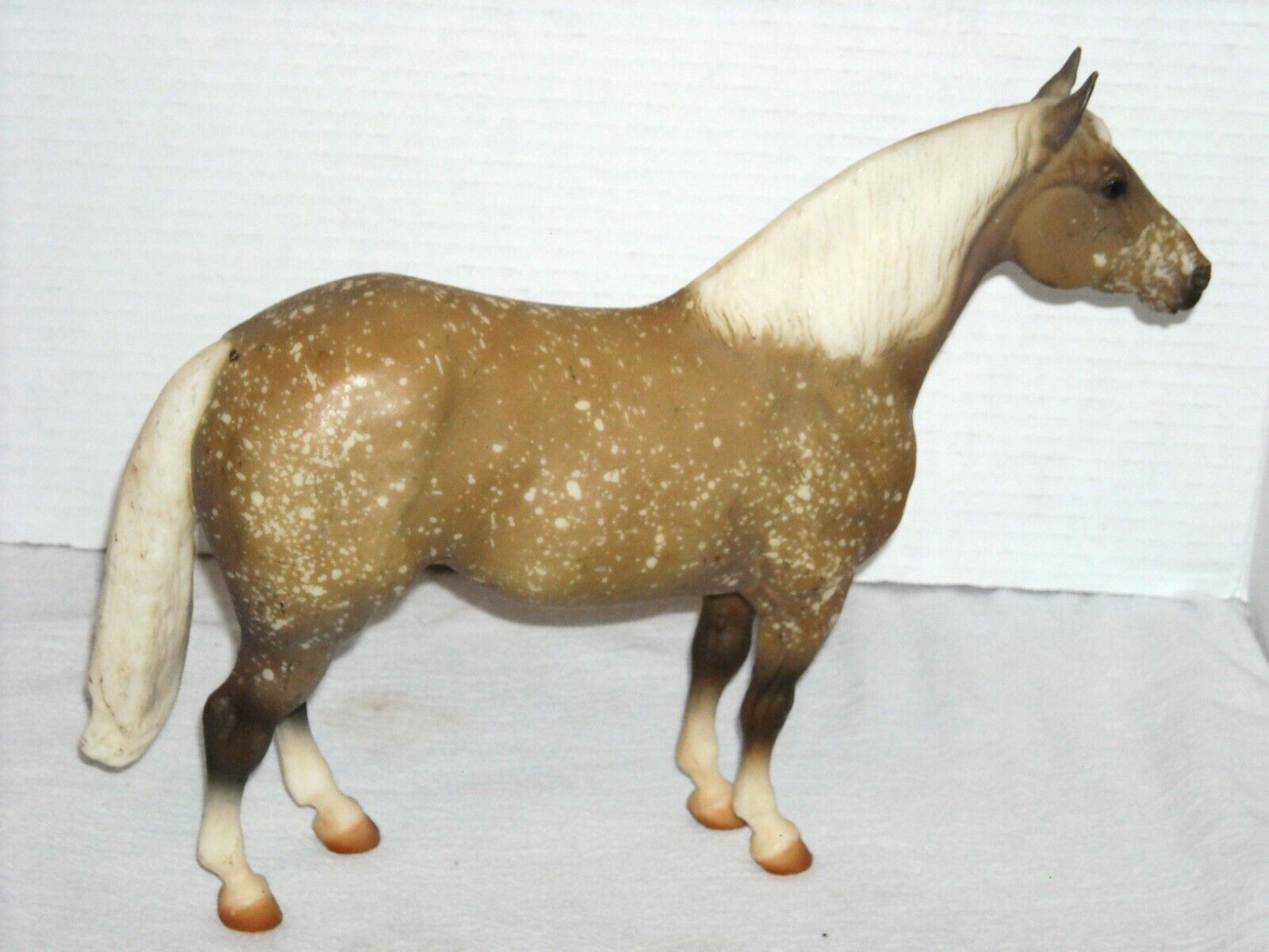 Breyer Horse Dappled Palomino Adios Mold #50 Clayton Quarter Horse USA Stamp