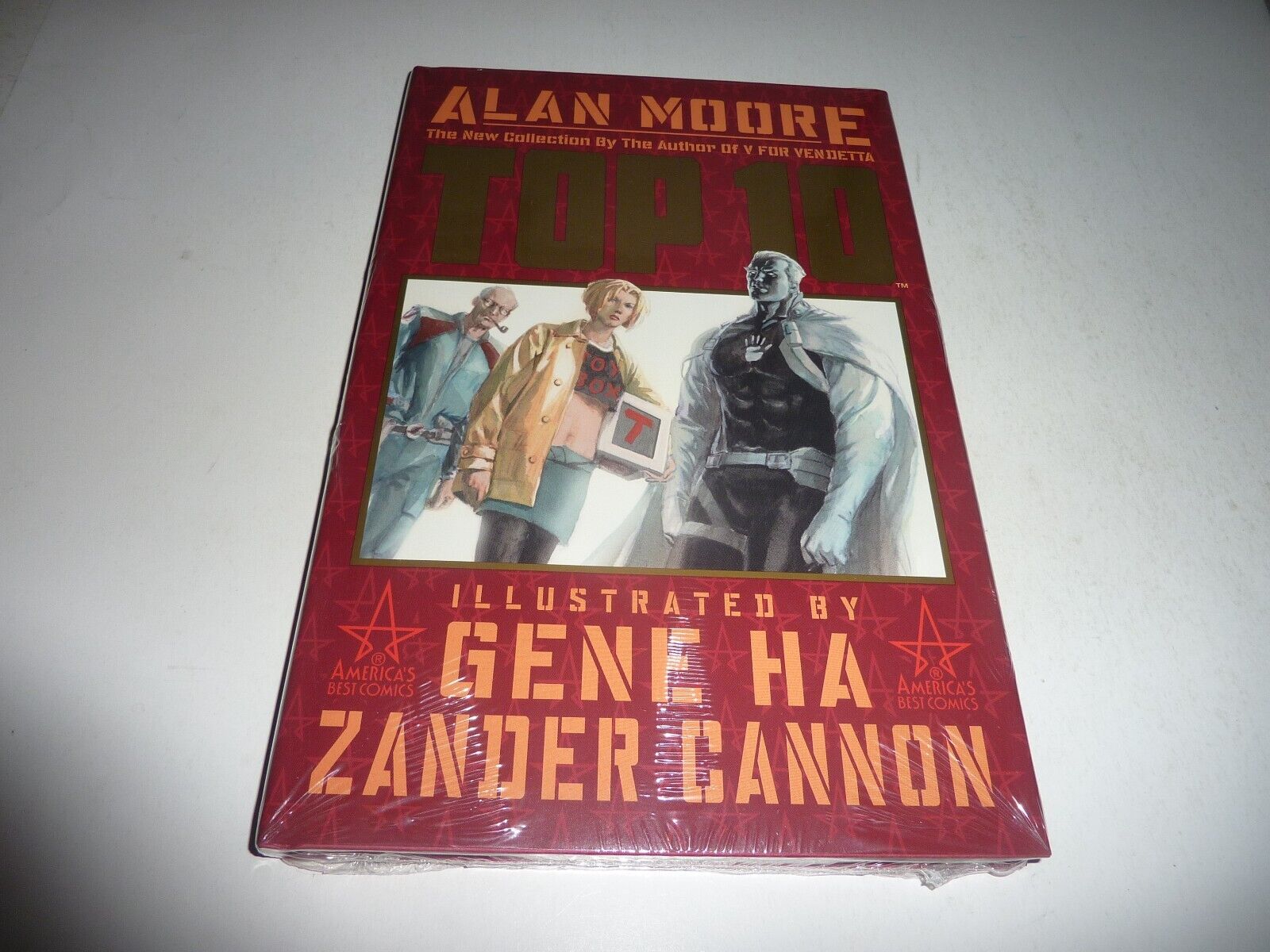 TOP 10 Vol. 1 America's Best Comics 2000 HC Alan Moore Gene Ha 1st Print SEALED