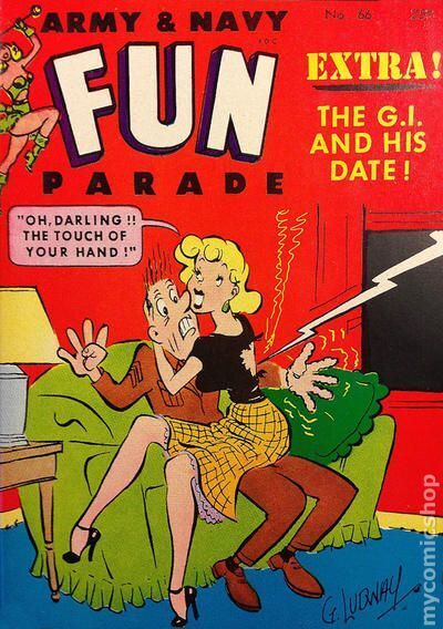 Fun Parade #66 FN+ 6.5 1954 Stock Image