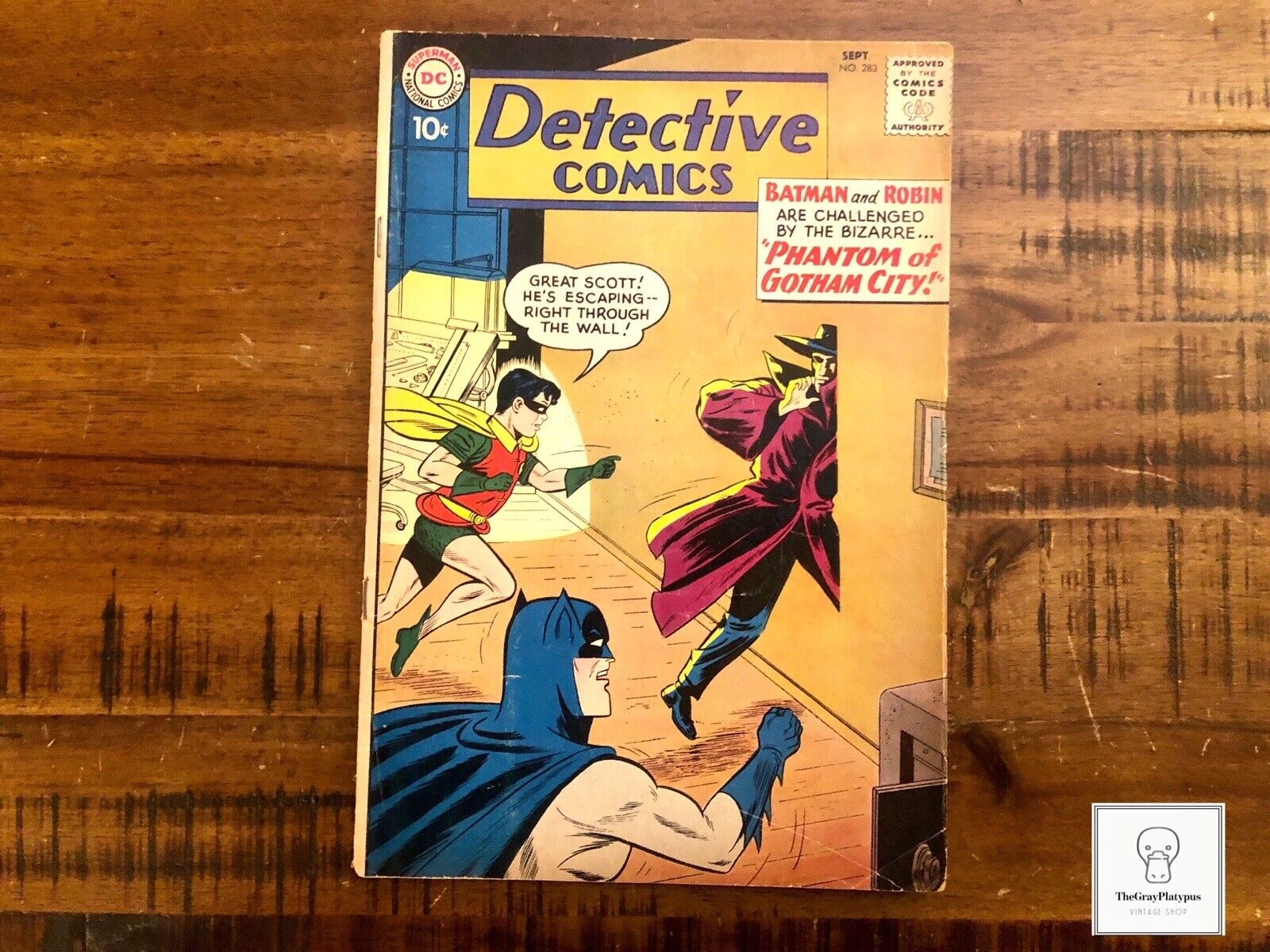 1960 Detective Comics #283 Comic Book / FN-VG / 1st App. Phantom of Gotham City