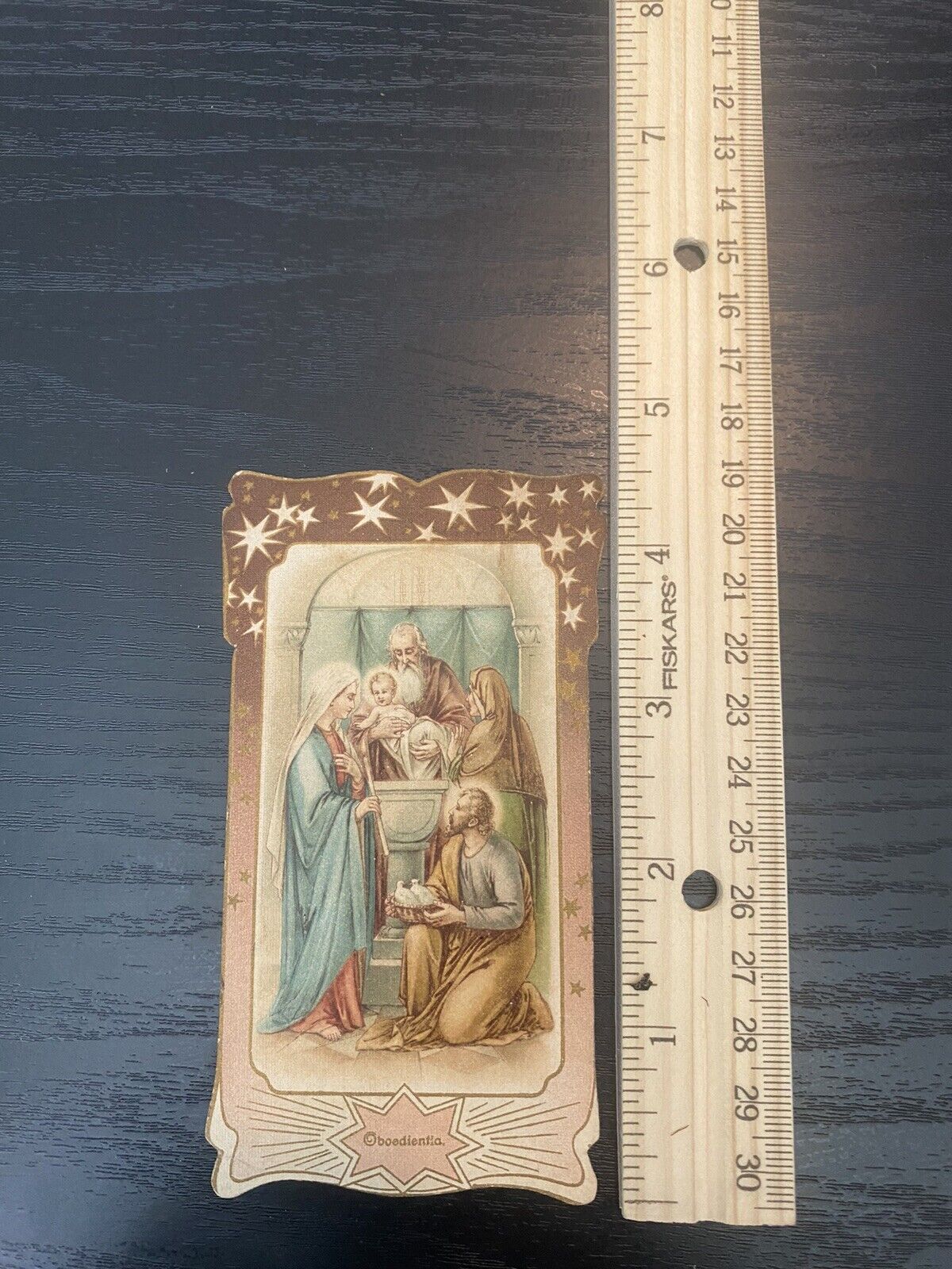 Antique Catholic Prayer Card Religious Collectible 1890's Holy Card. Prayer