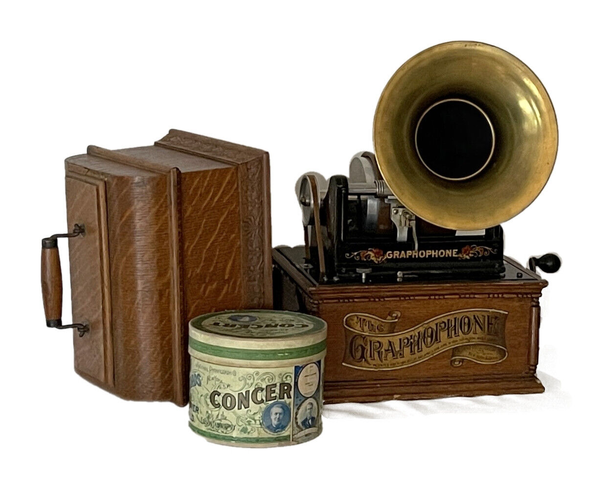 COLUMBIA AG  CYLINDER PHONOGRAPH w/CONCERT CYLINDER