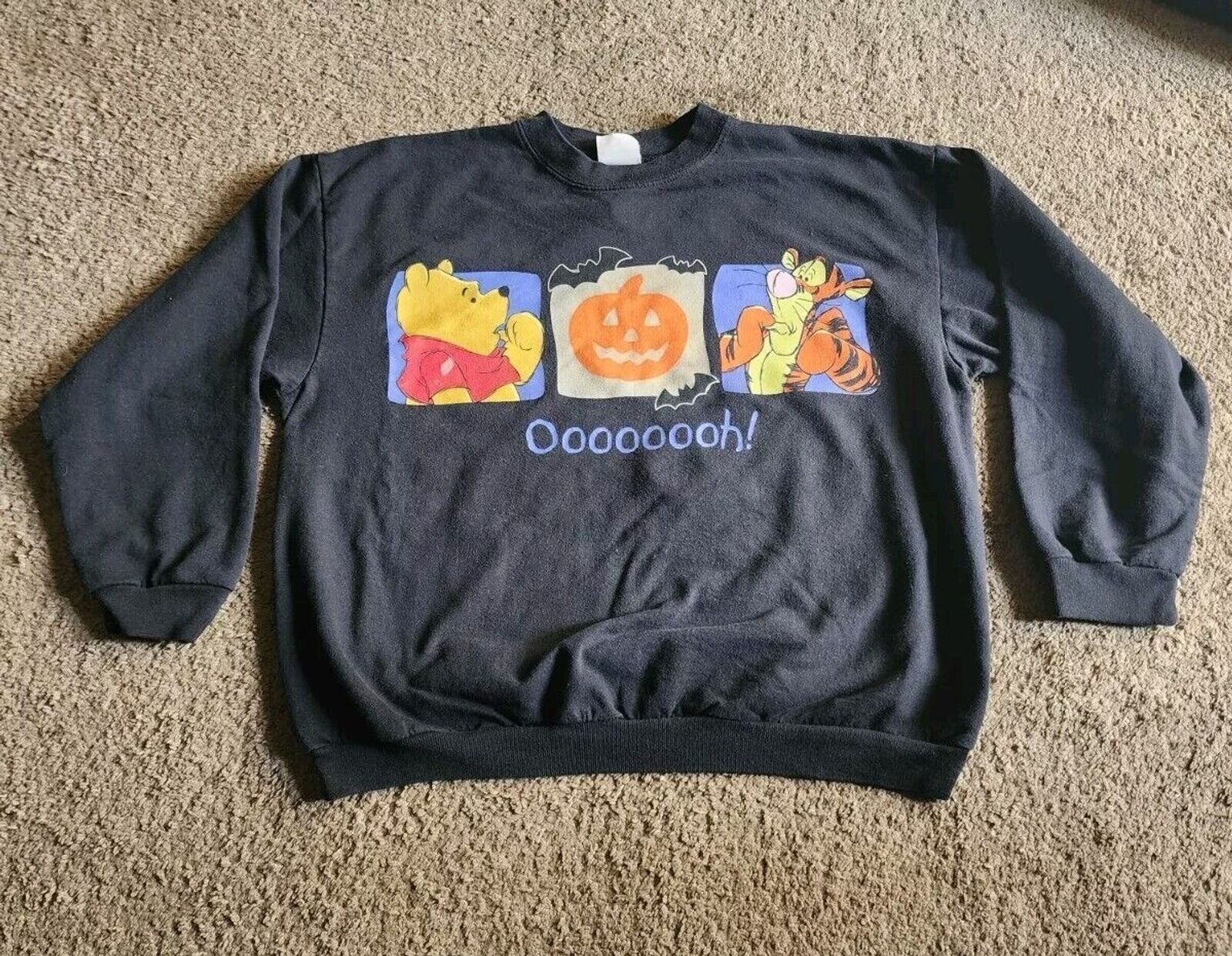 Winnie The Pooh & Tigger Disney Vintage Halloween Sweatshirt