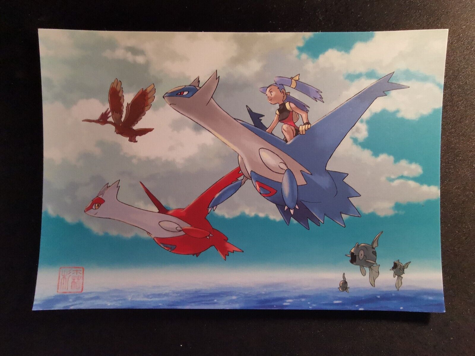 Latios Latias Fearow Pokémon Gallery Collection Ken Sugimori Post Card