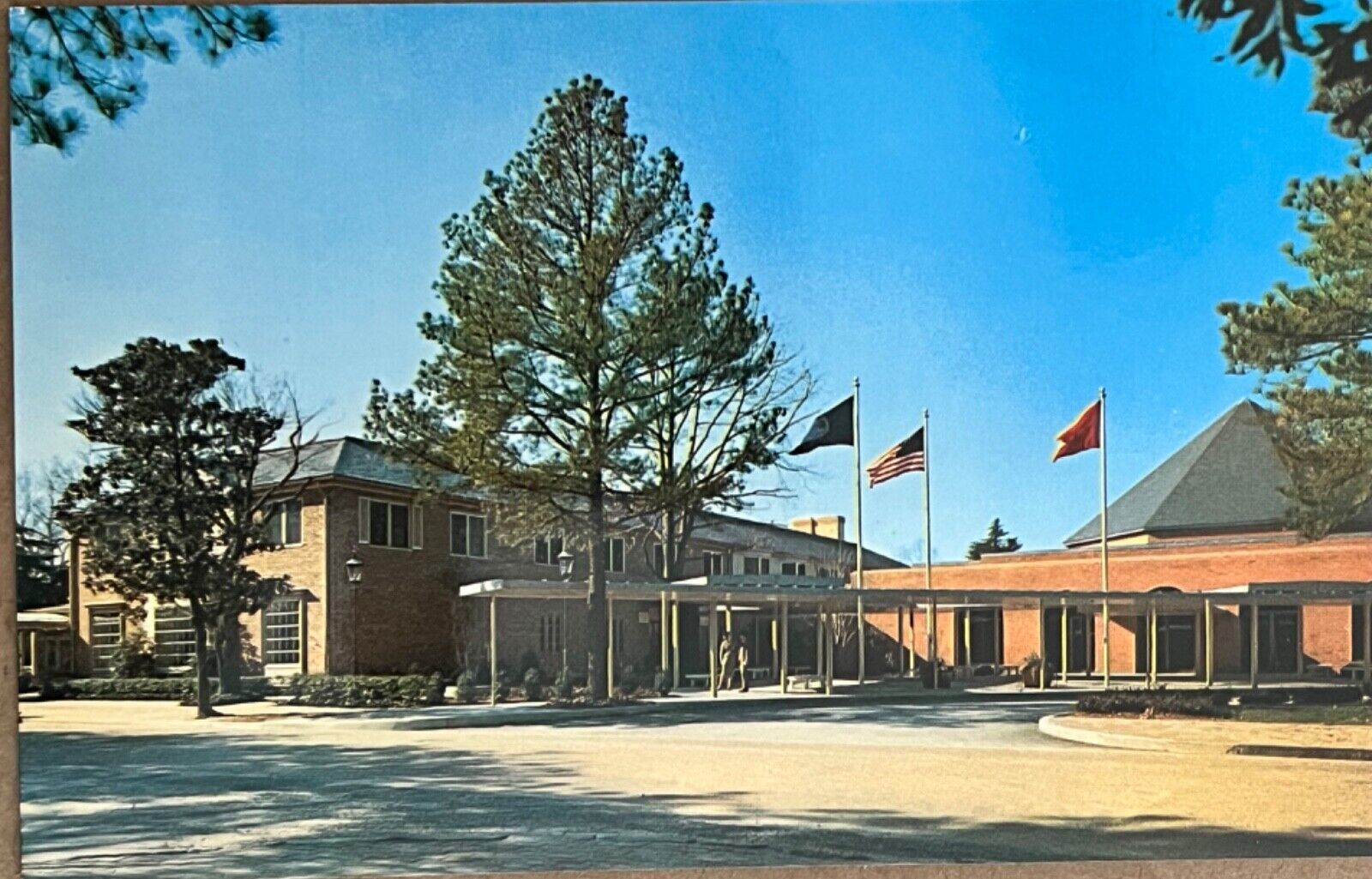 Williamsburg Lodge Motel Virginia Postcard c1960