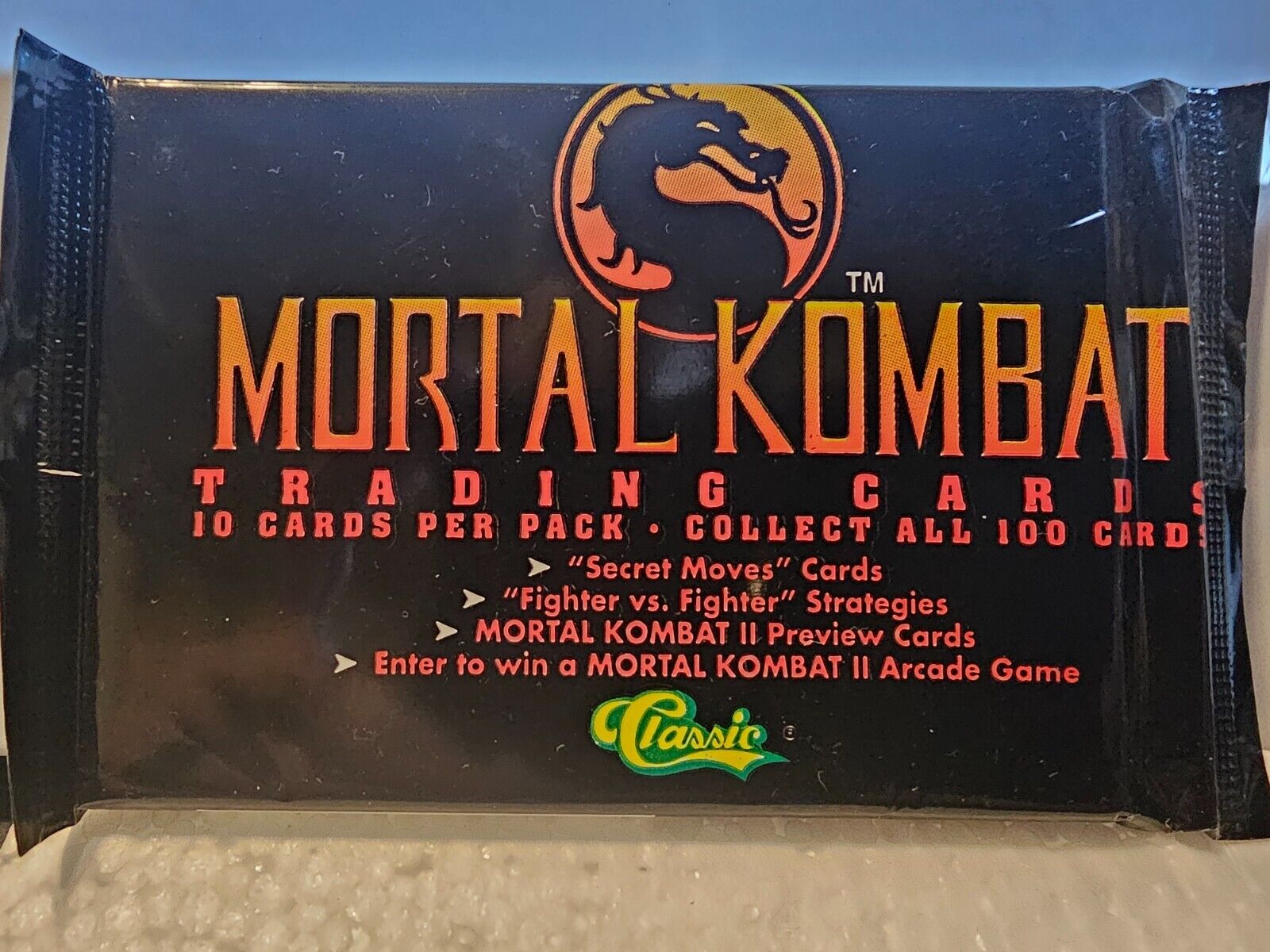 1994 Classic Mortal Kombat Cards Pack Sealed NEW