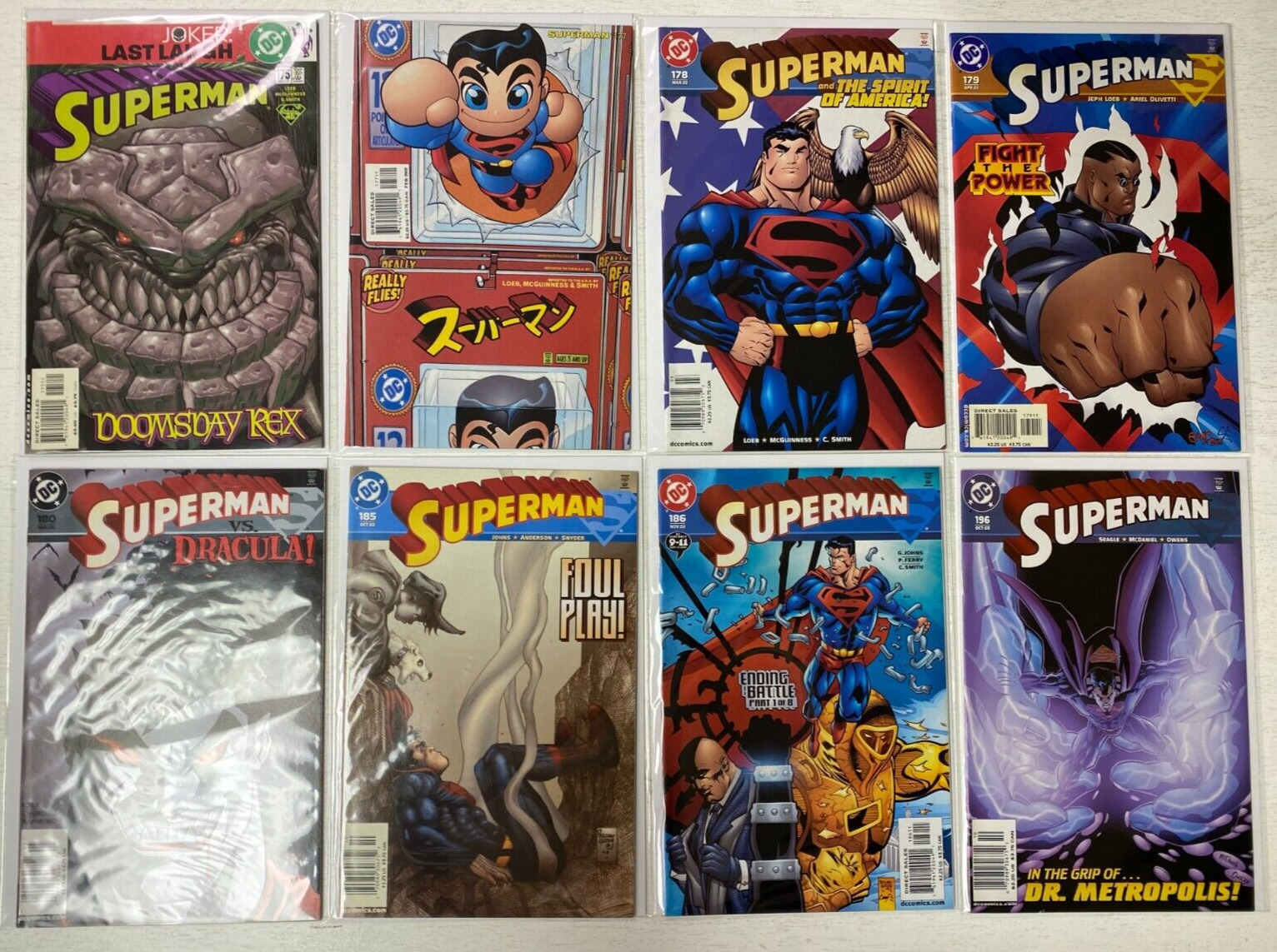 Superman lot #175-222 (2nd series) 22 diff 8.0 VF (2001-05)
