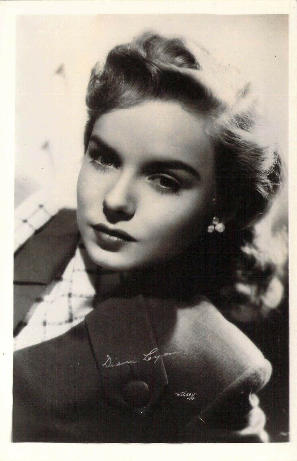 Real Photo, c.\'30\'s-40\'s, Movie Star, Diana Lynn, Hollywood, CA Old Postcard