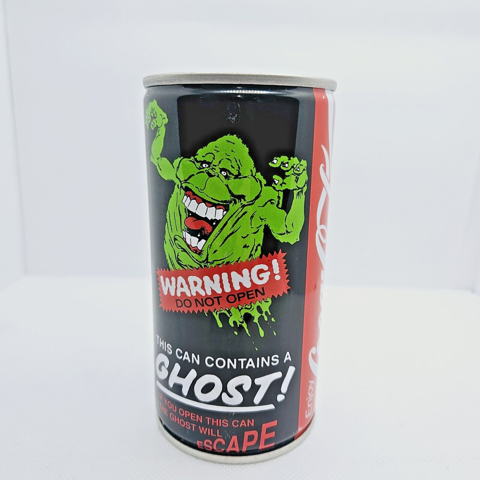 Ghostbusters Vintage 1989 Coca Cola Collectable Can Still sealed with Ghost.