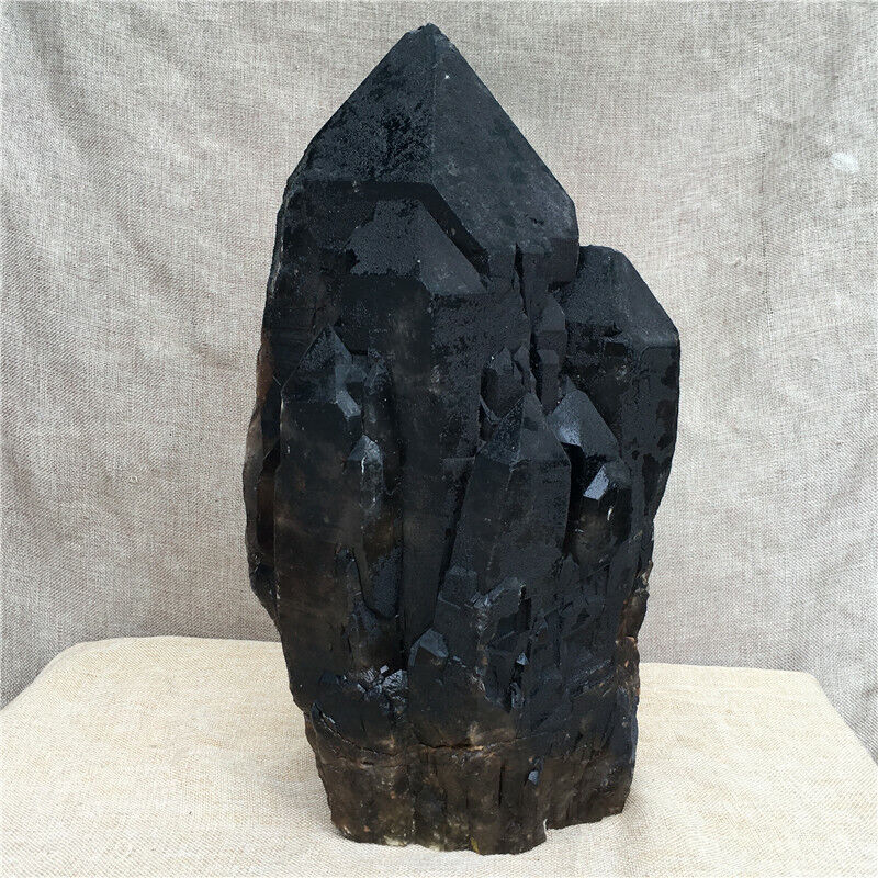 43.5LB Natural smokey quartz cluster mineral specimen crystal Reiki ET424-BCA