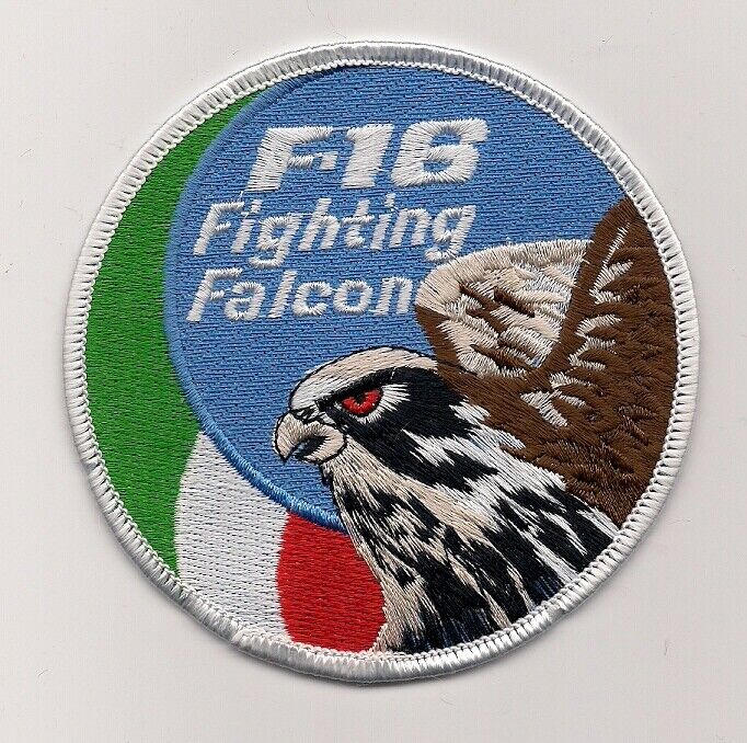 ITALY F-16 FIGHTING FALCON SWIRL patch
