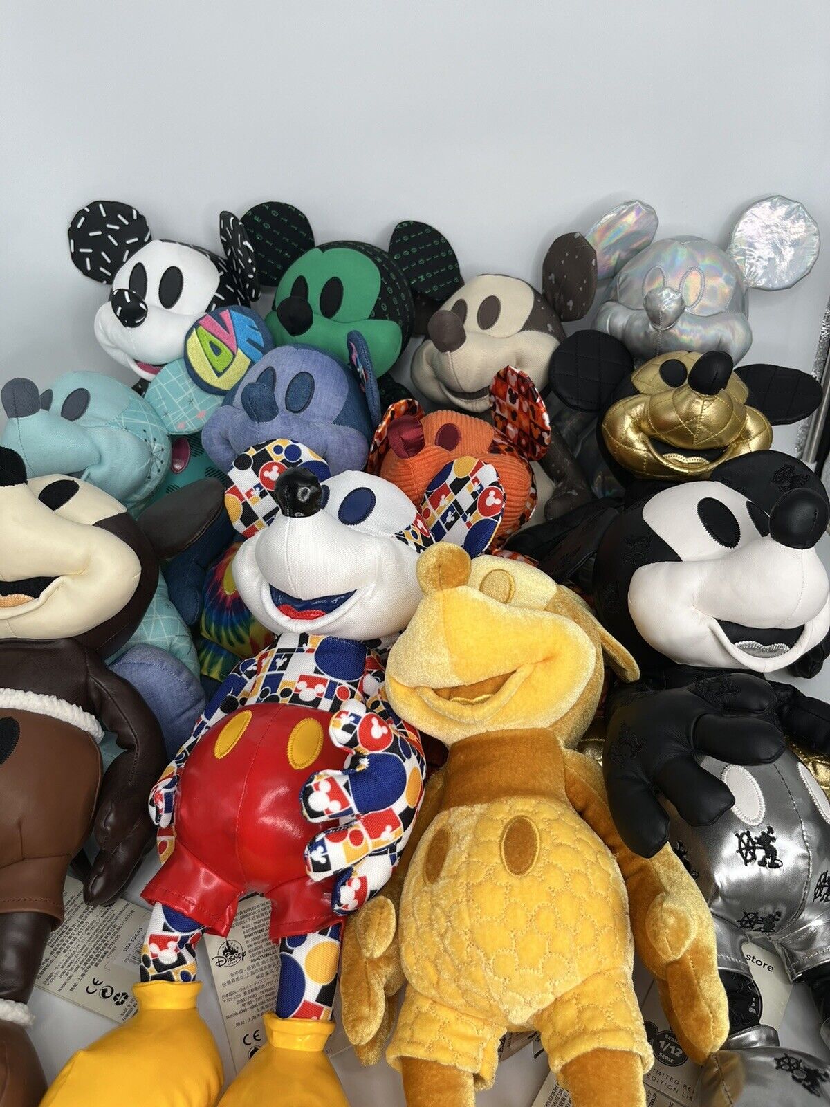 NWT Mickey Mouse Memories Collection Complete 12 Plush Set 90th Anniversary