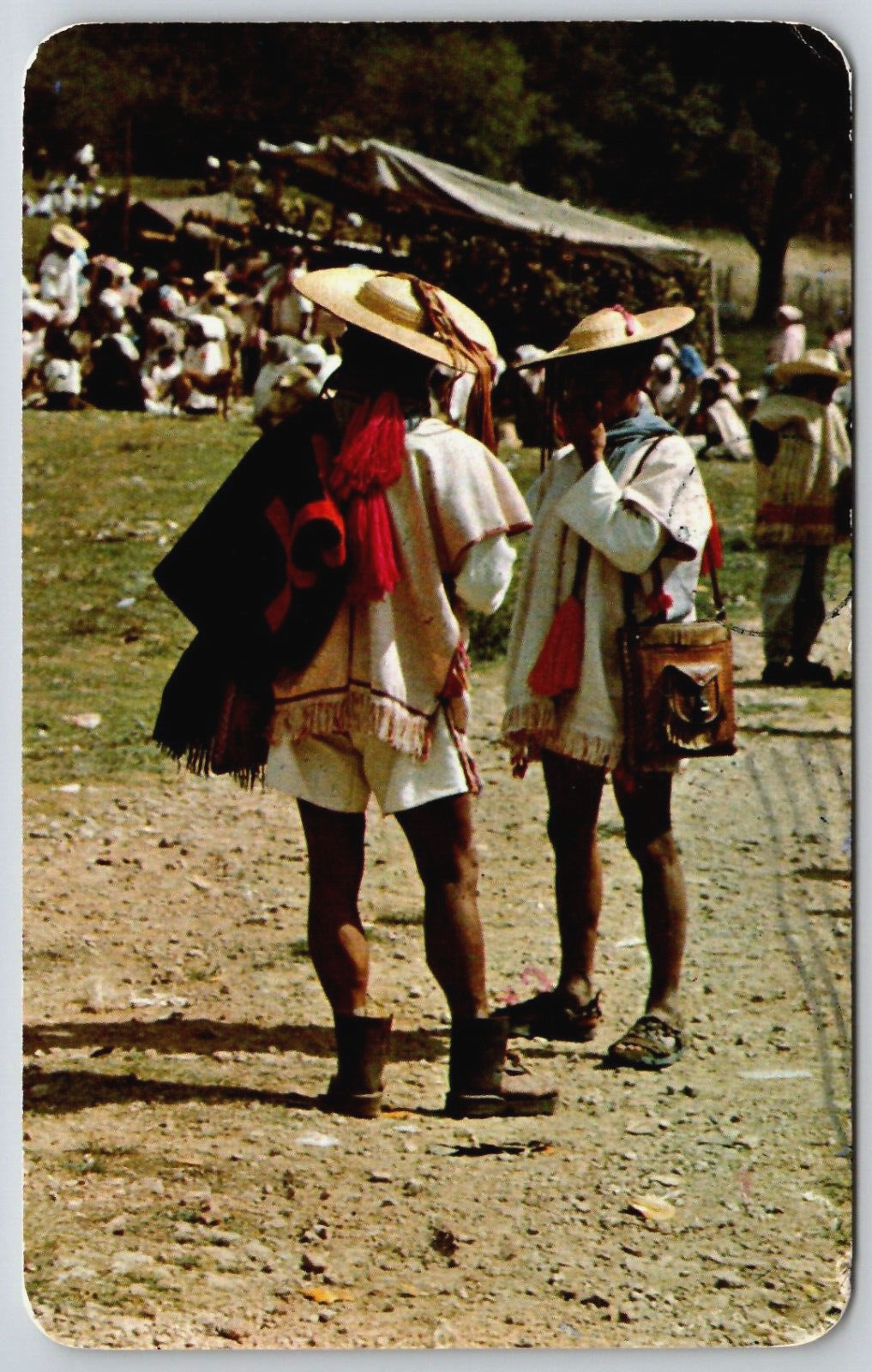 Vintage Postcard - Typical Indigenous Dress from Zinacantan Mexico