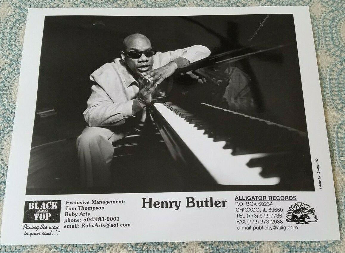RC098 BAND Press Photo PROMO MEDIA Henry Butler American jazz and blues piano
