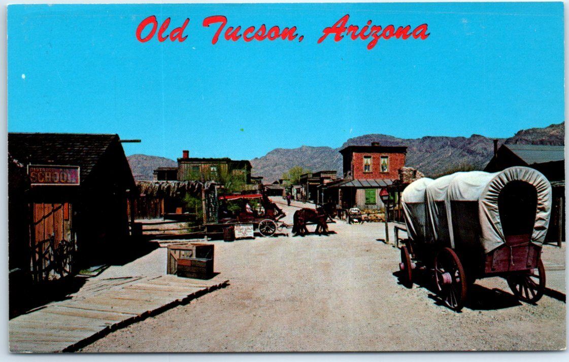 Postcard - Main Street - Old Tucson, Arizona