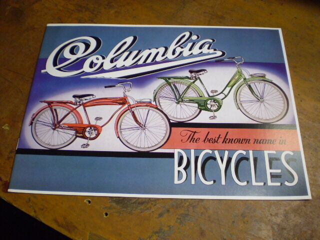 1941 Columbia Superb Bicycle Brochure Catalog Commorative Vintage Collectable 