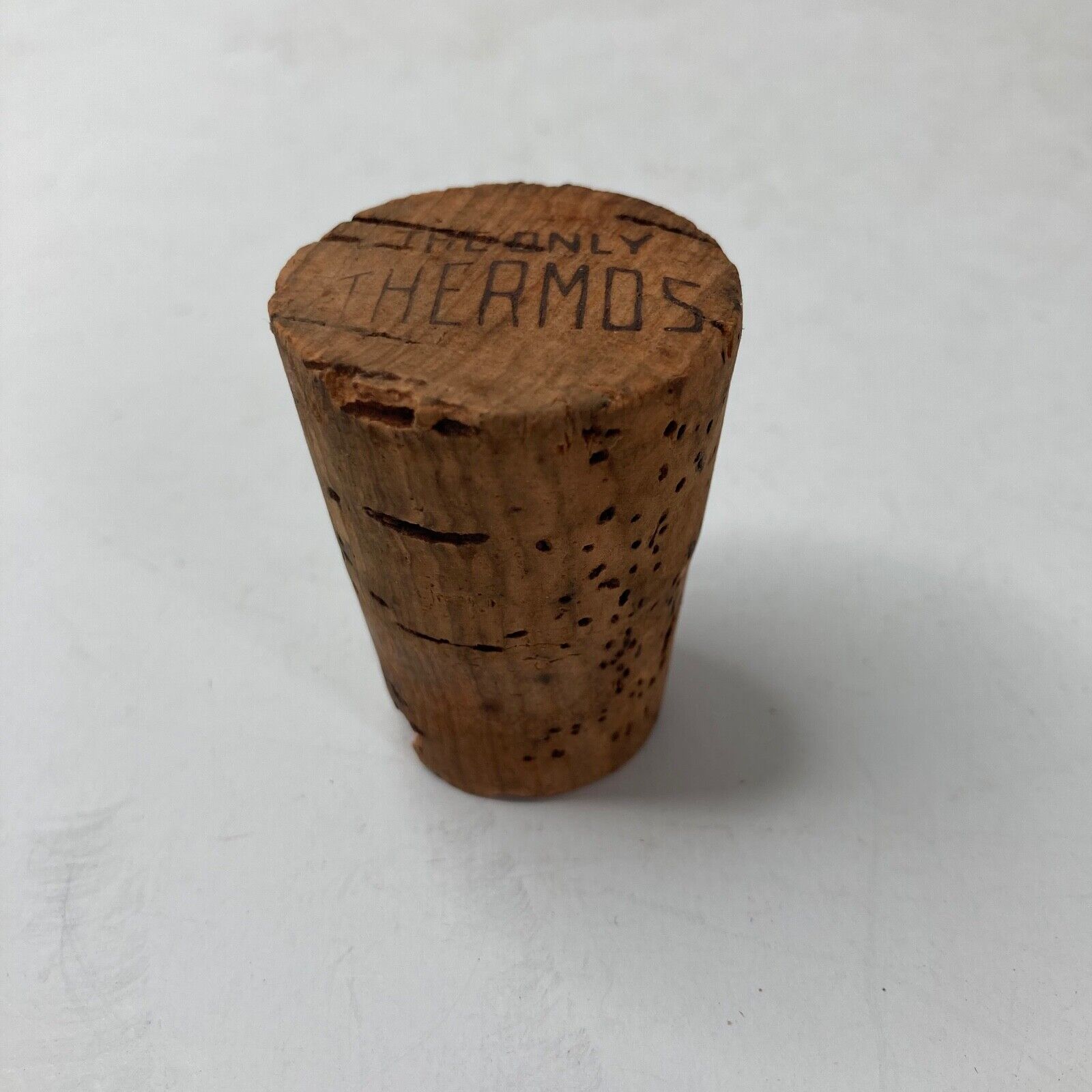 Vintage THE ONLY THERMOS  Cork Stopper - Cork #2 Fast Shipping