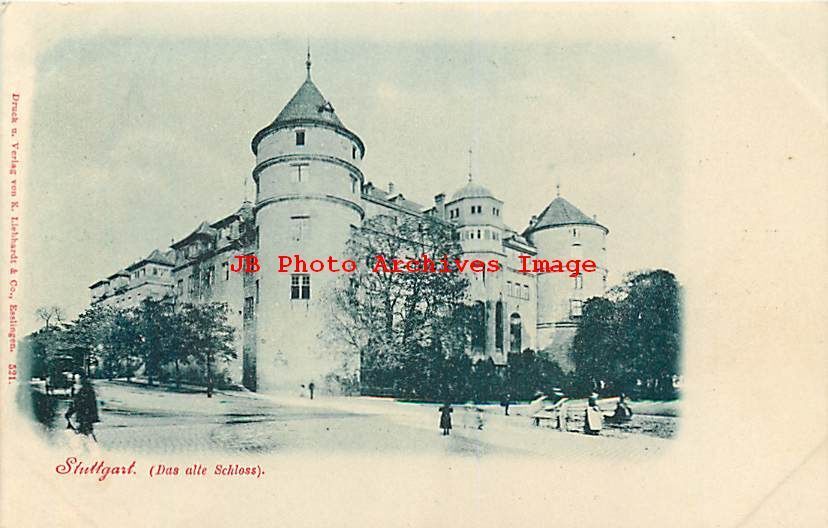Germany, Baden-Wurttemberg, Stuttgart, Das alte Schloss, K Liebhardt No 521