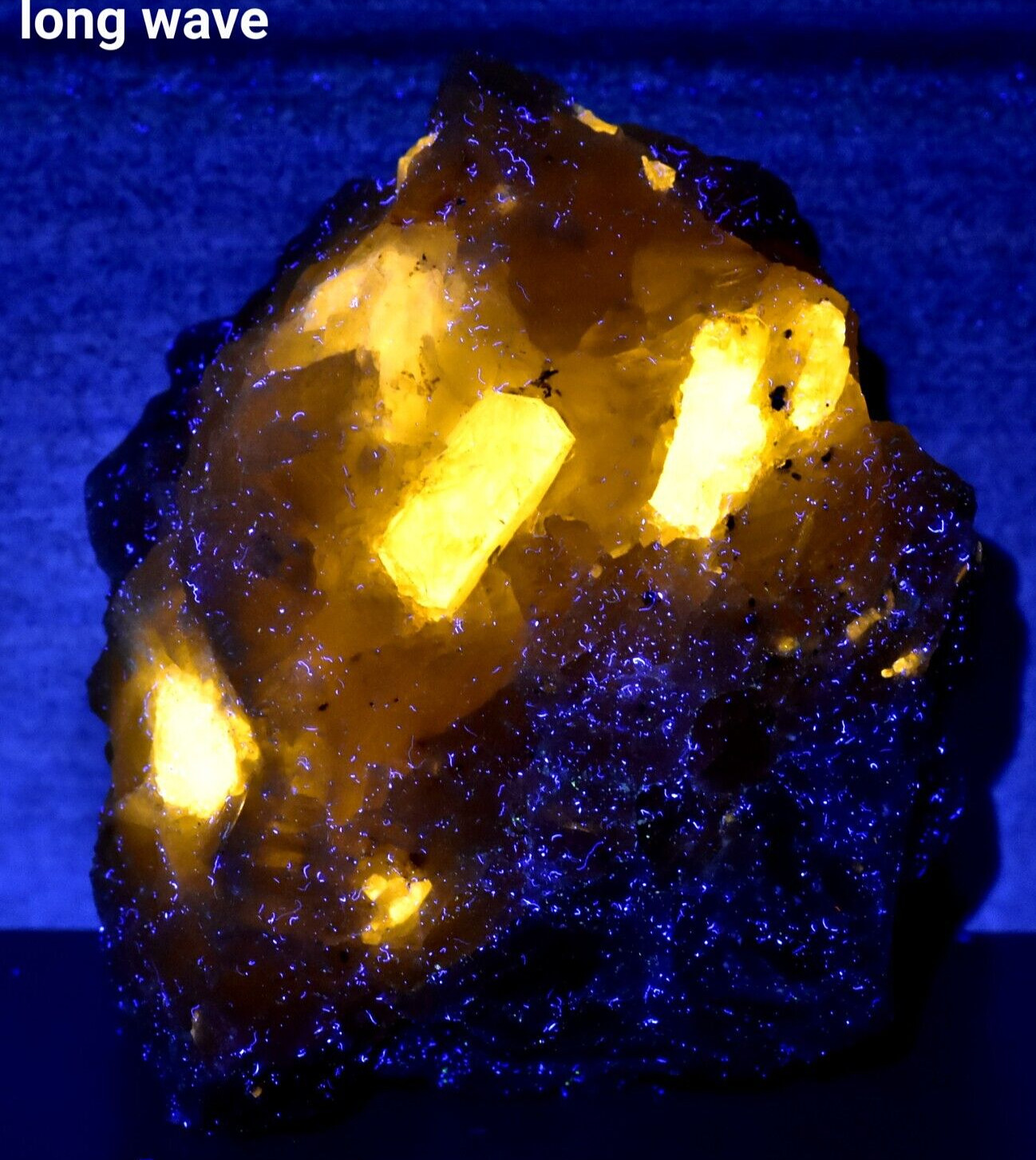 160 GM Fluorescent Terminated Marialite Scapolite Crystal On Matrix @ Badakhshan