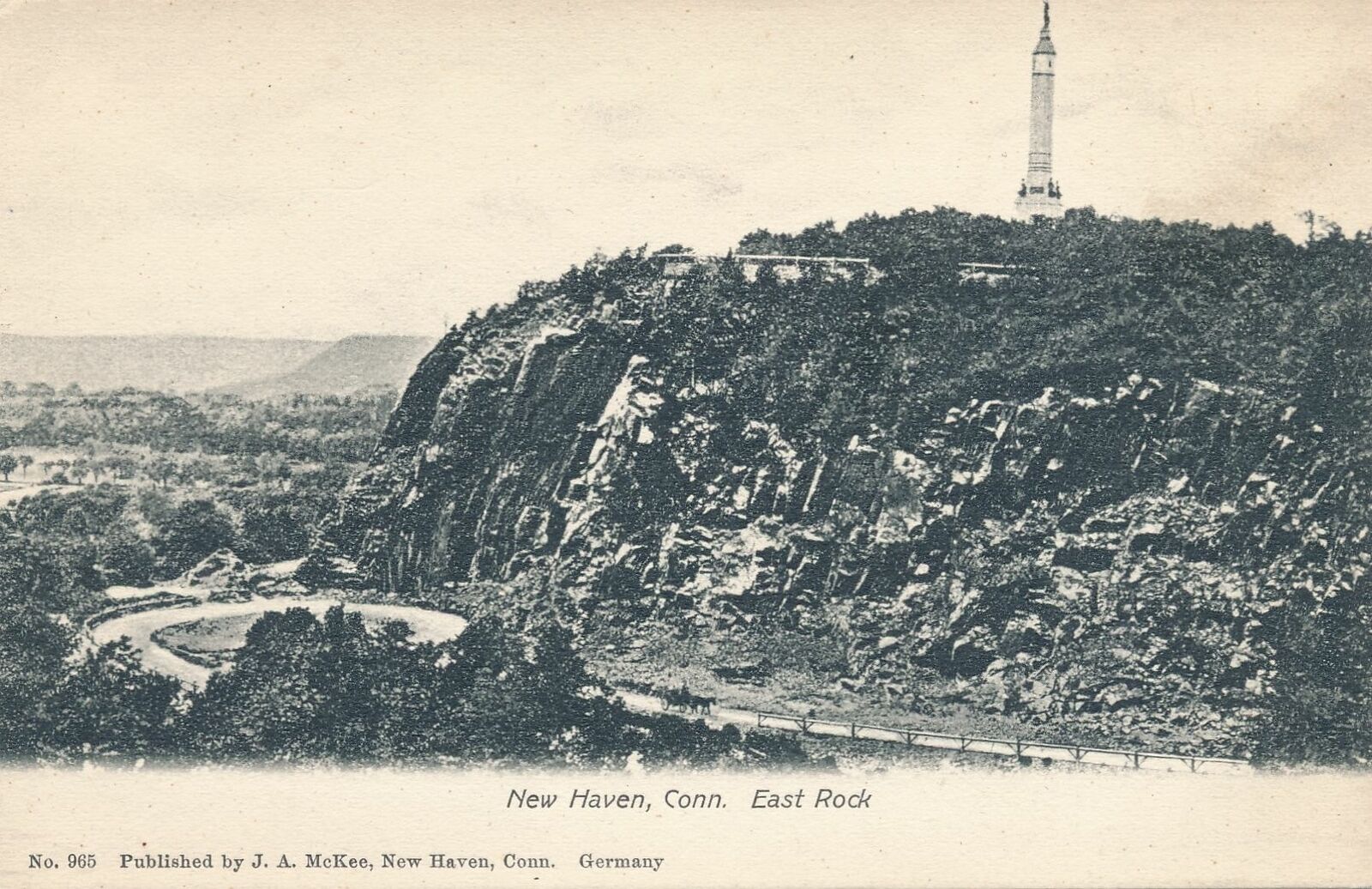 NEW HAVEN CT - East Rock - udb (pre 1908)
