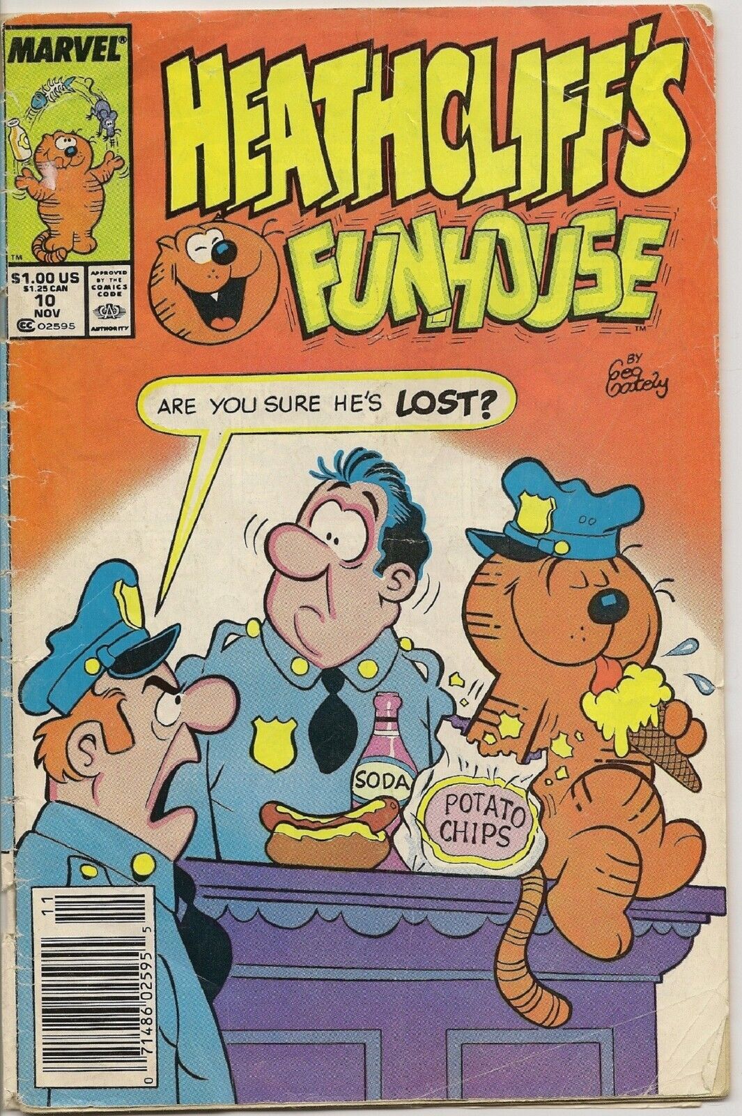 Heathcliff’s Funhouse No. 10, November 1988 (Marvel Comics)