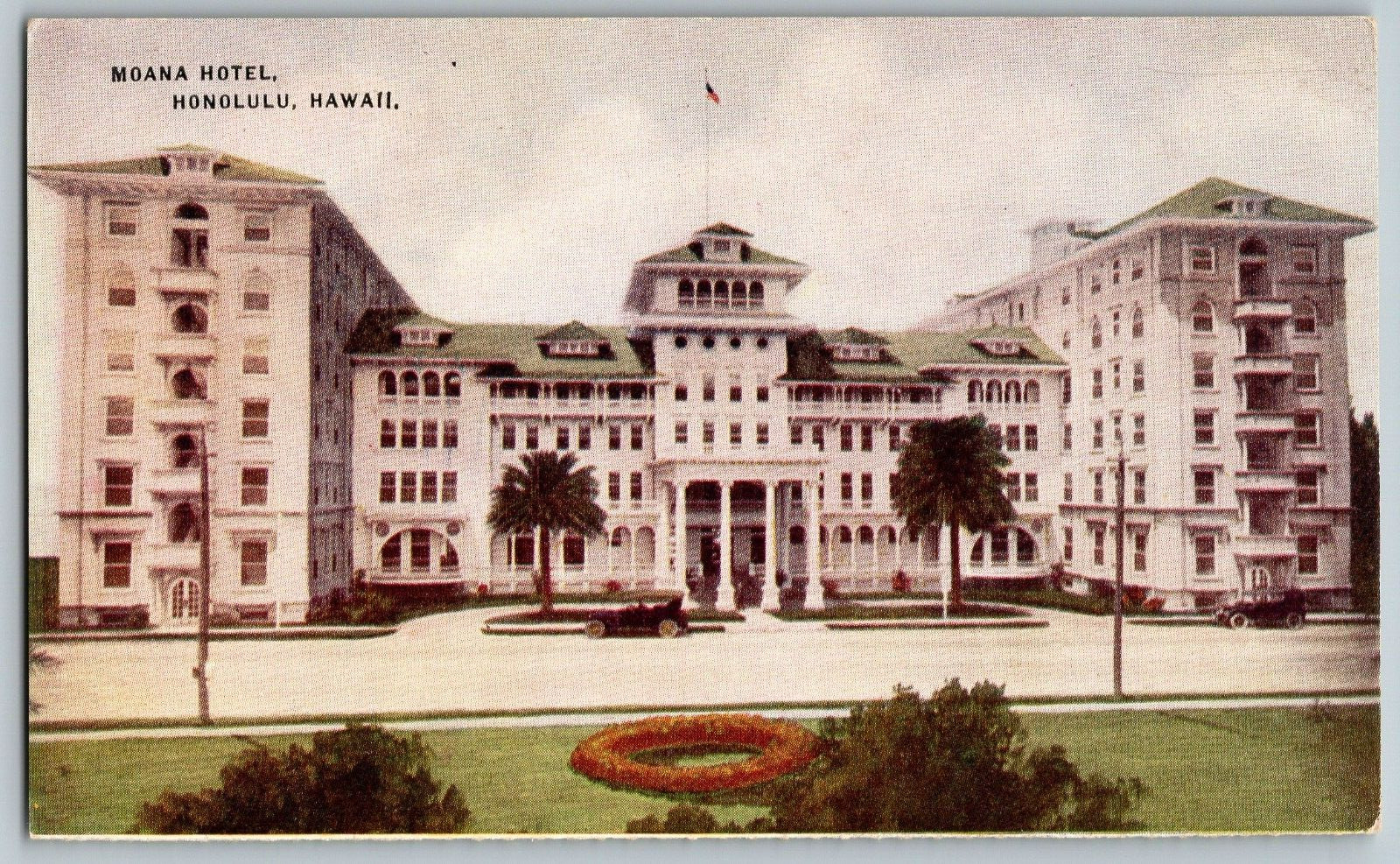 Honolulu, Hawaii - Moana Hotel - Vintage Postcard - Unposted