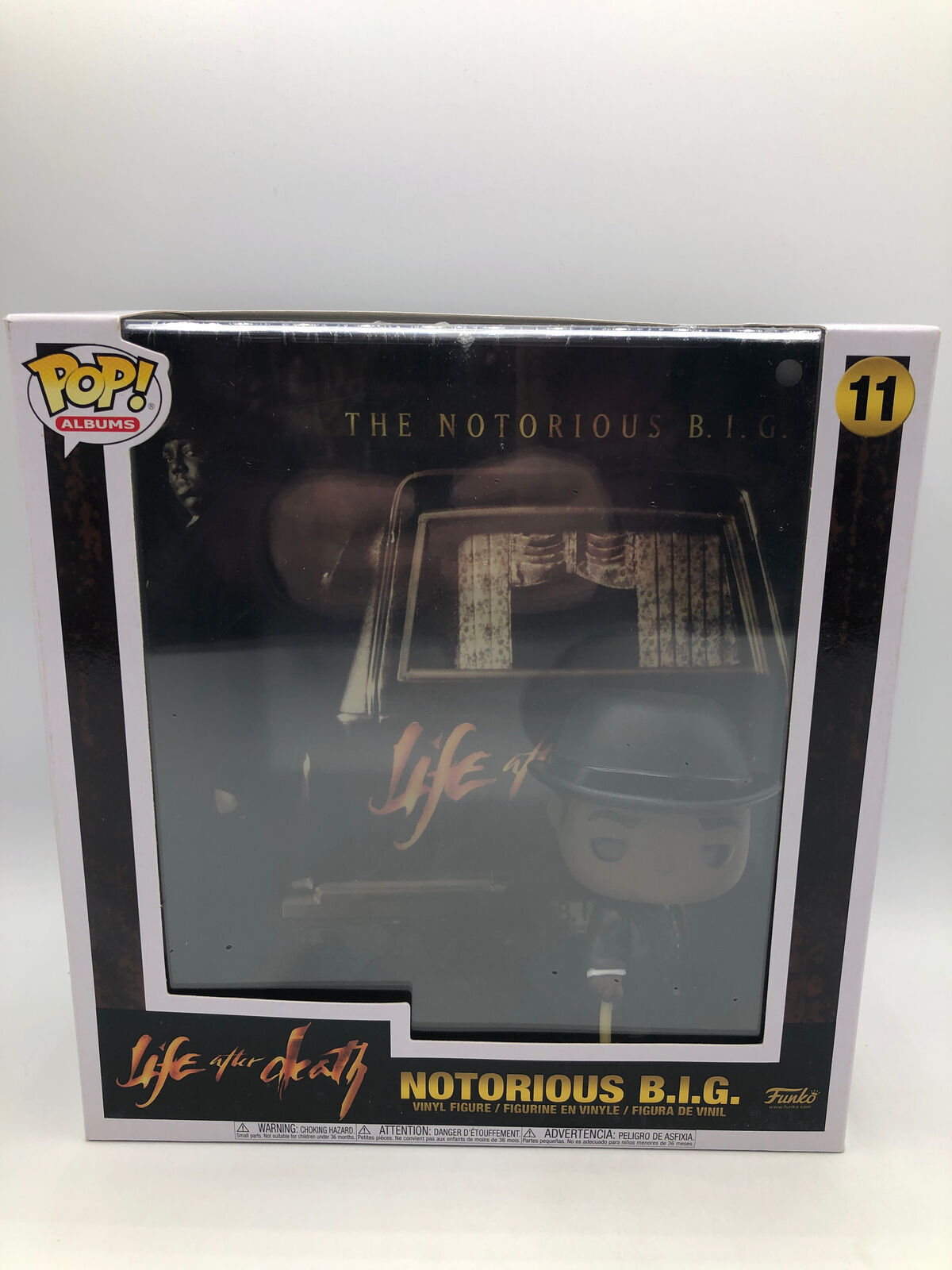 Funko POP Famous Covers Albums Notorious B.I.G:Life After Death #11 DAMAGED