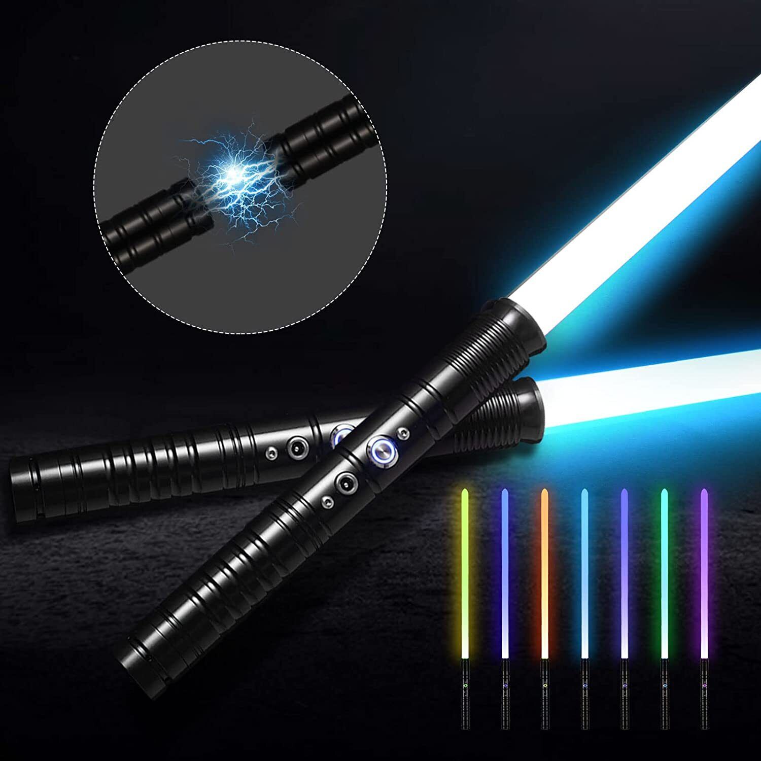 2Pack Lightsaber Star Wars Replica Force FX Heavy Dueling Rechargeable