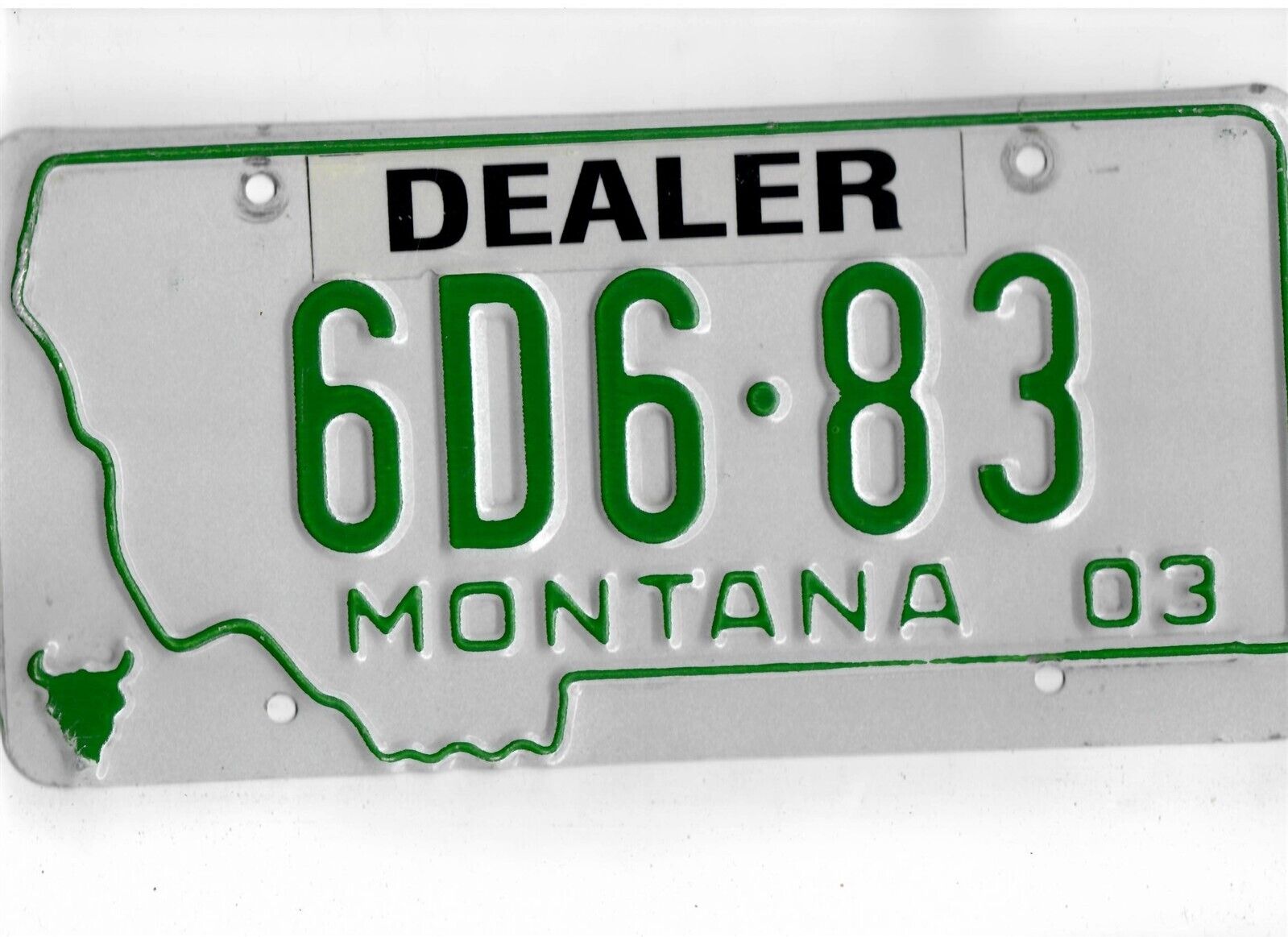 MONTANA 2003 license plate \