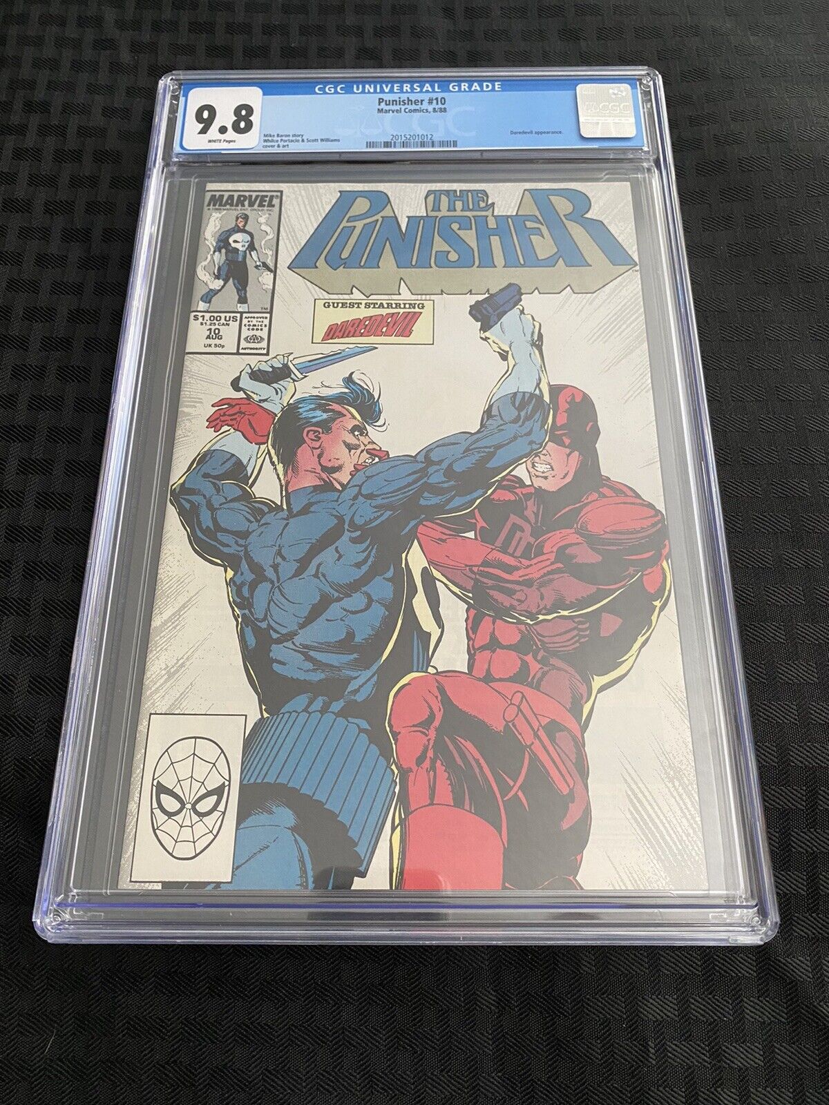 Marvel Comics Punisher #10 CGC 9.8 White Pages 1988