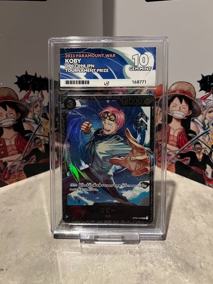 ACE 10 One Piece Koby OP02-098 Japanese Flagship Battle Top 8 Placement Promo
