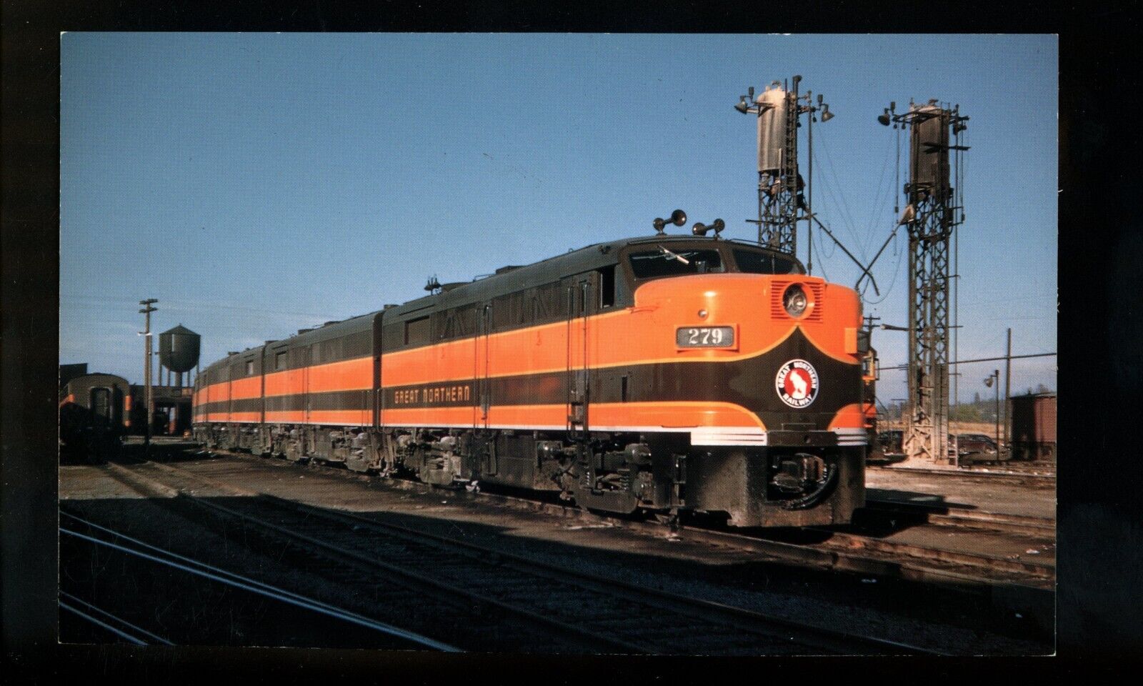 Oversized Train Railroad postcard Vanishing Vistas JT-3855 Gt North Rail ALCO-GE